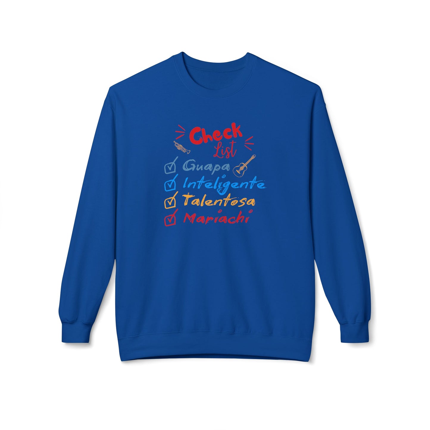 Checklist Guapa Unisex Midweight Softstyle Fleece Crewneck Sweatshirt