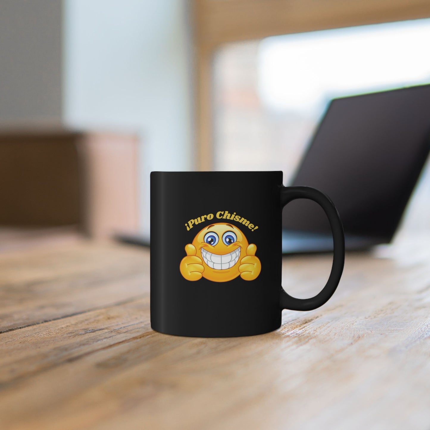 Puro Chisme Black Mug (11oz, 15oz)