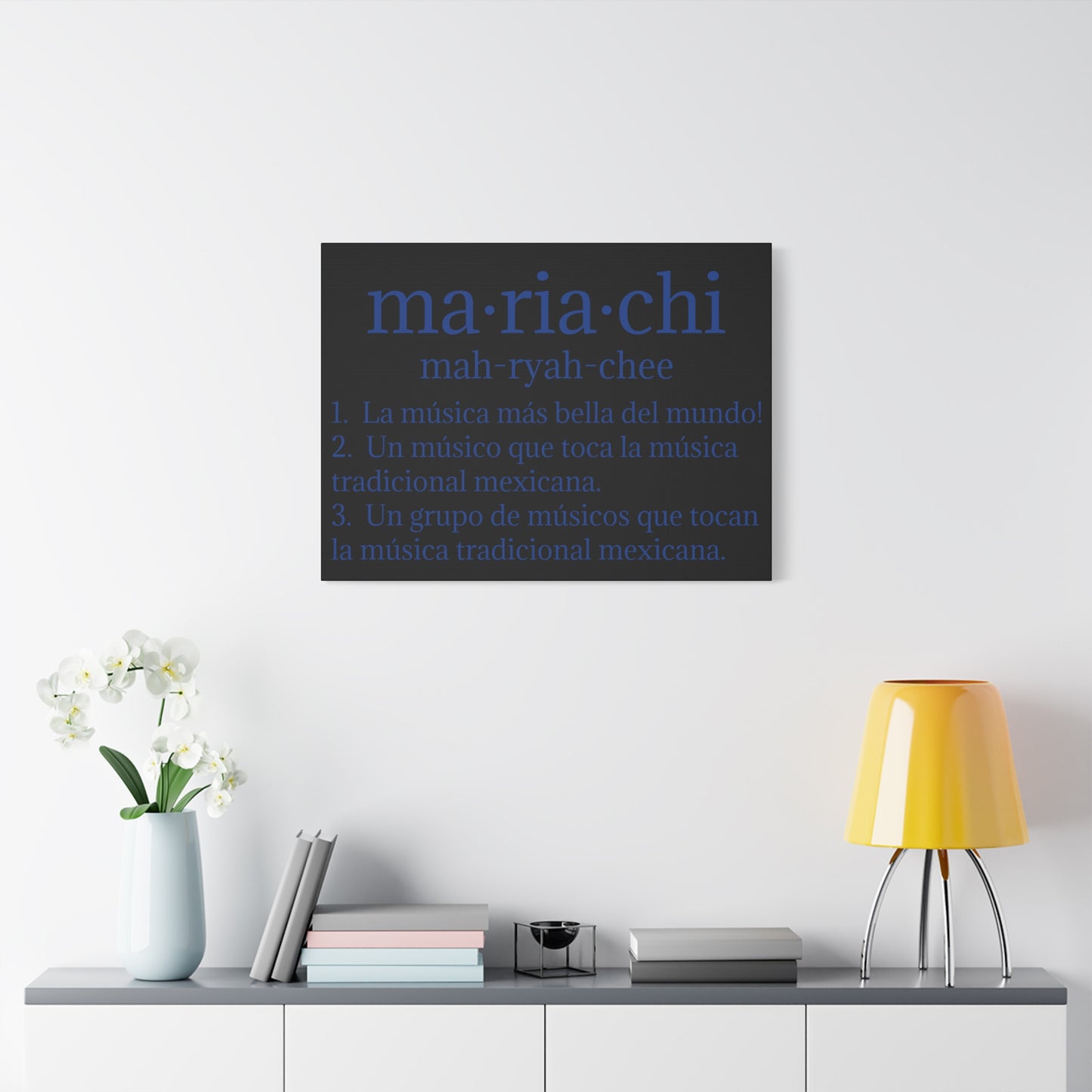 Blue Mariachi Definition Business Matte Canvas, Stretched, 1.25"