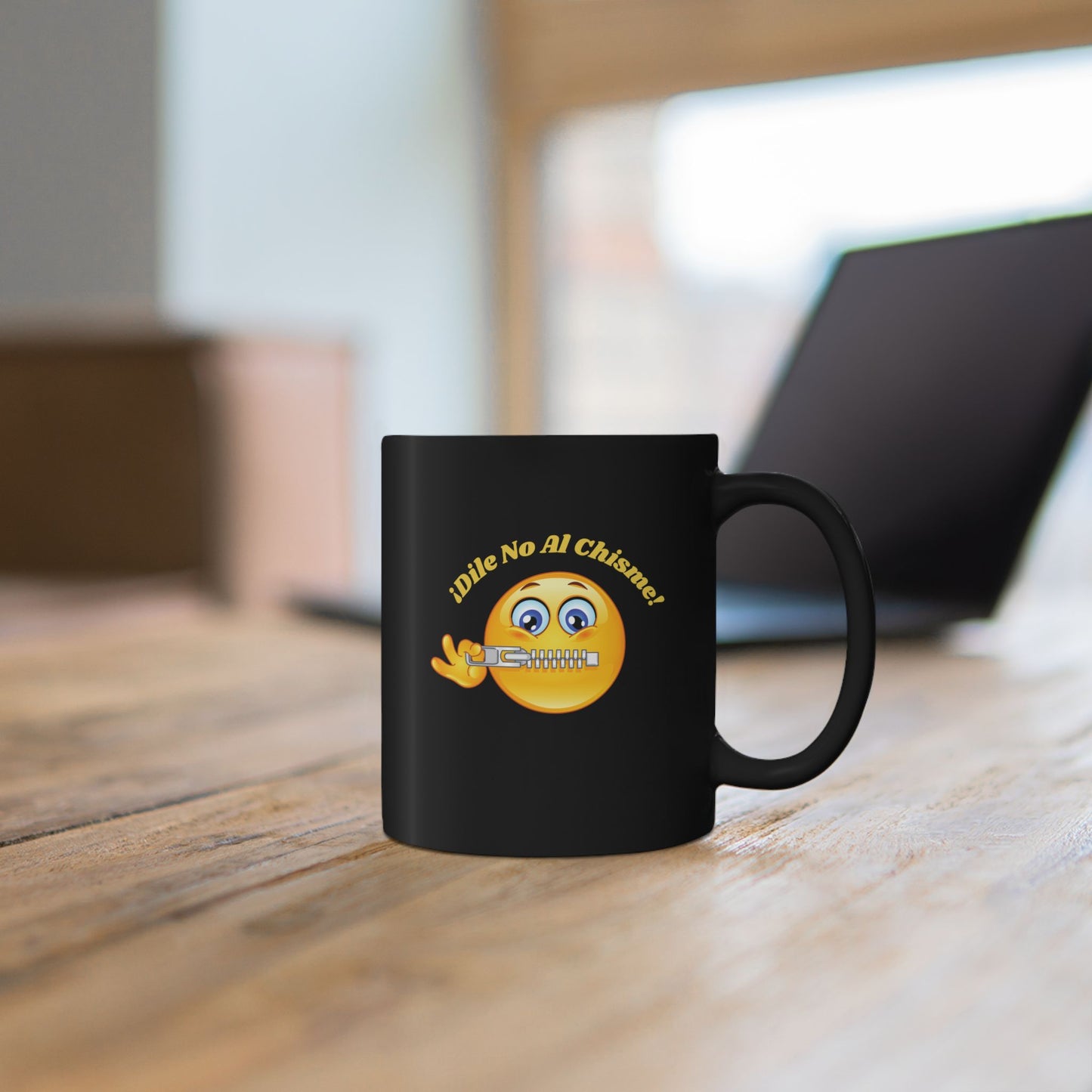 Dile No Al Chisme Black Mug (11oz, 15oz)