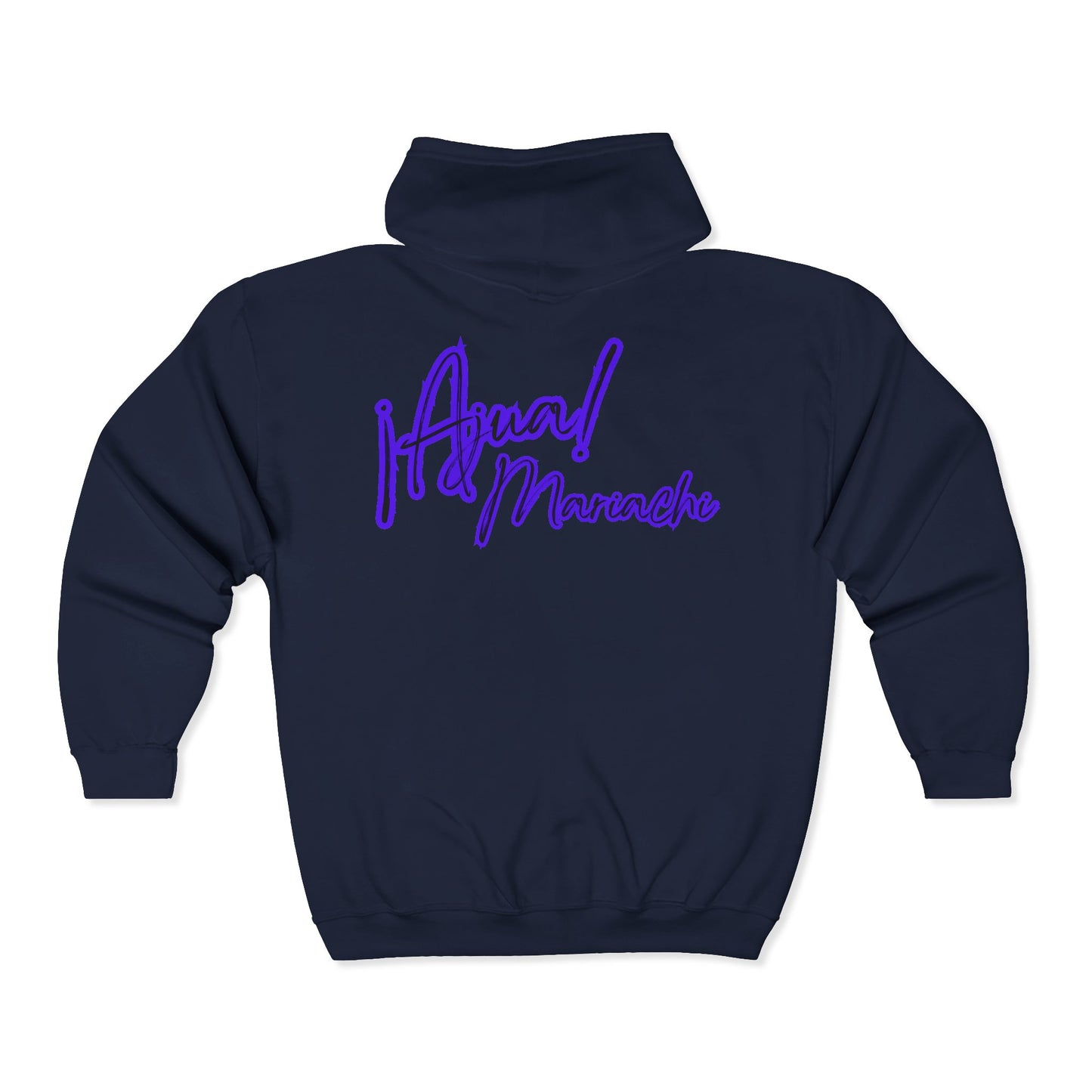 Purple Ajua Unisex Heavy Blend™ Full Zip Hooded Sweatshirt