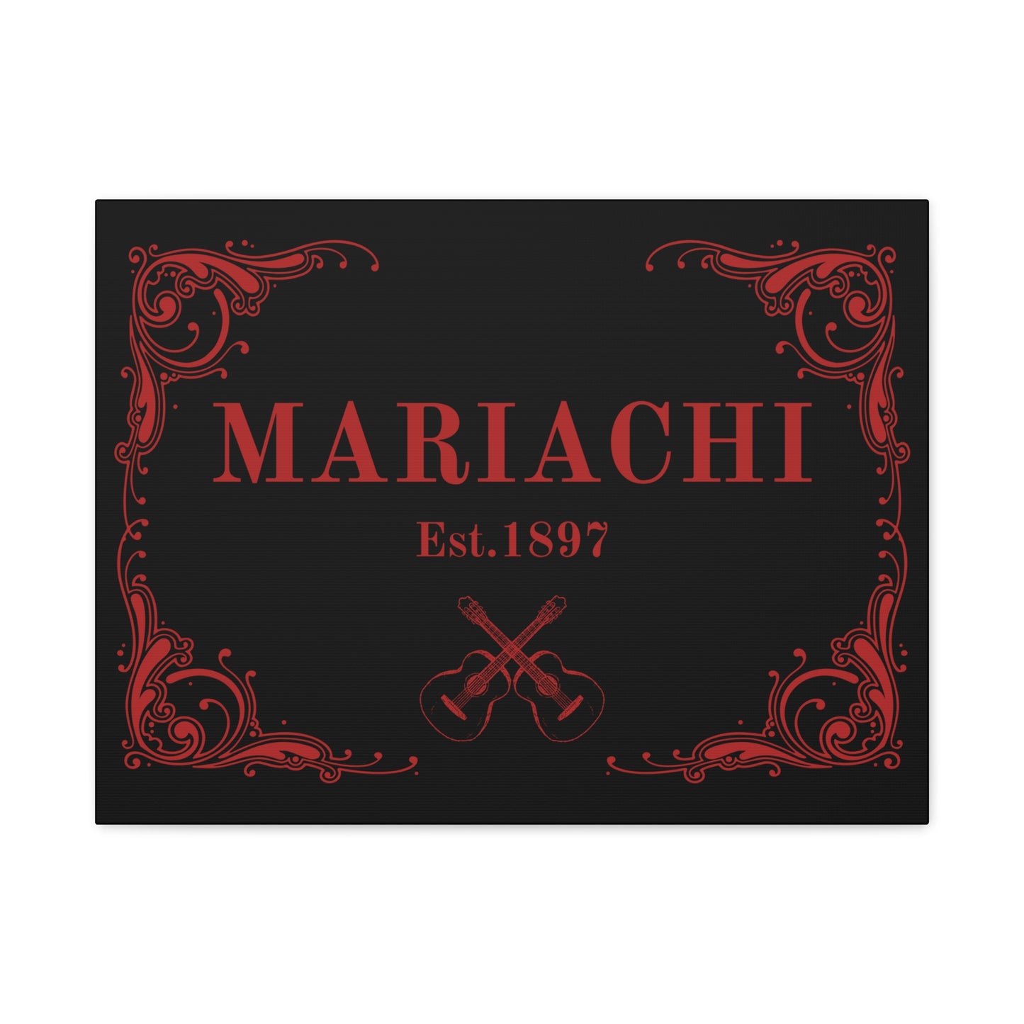 Red Mariachi Established Matte Canvas, Stretched, 1.25"