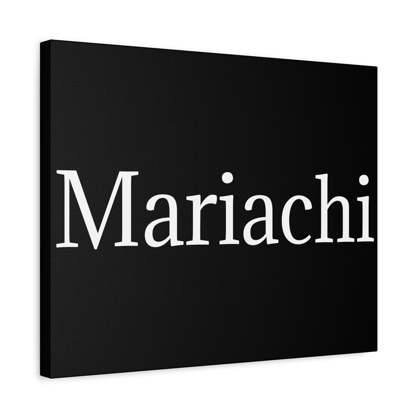 White Mariachi Matte Canvas, Stretched, 1.25"