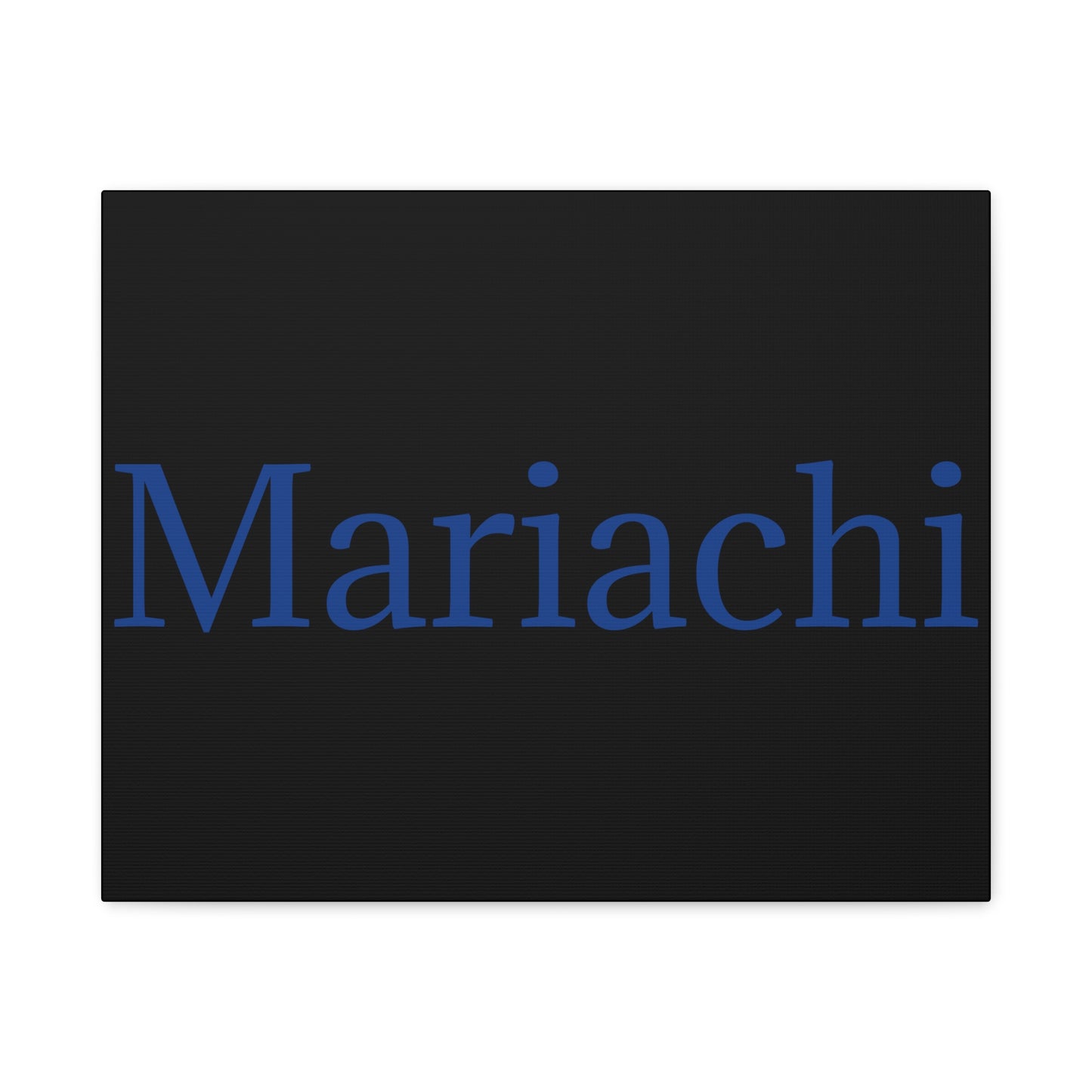 Blue Mariachi Matte Canvas, Stretched, 1.25"