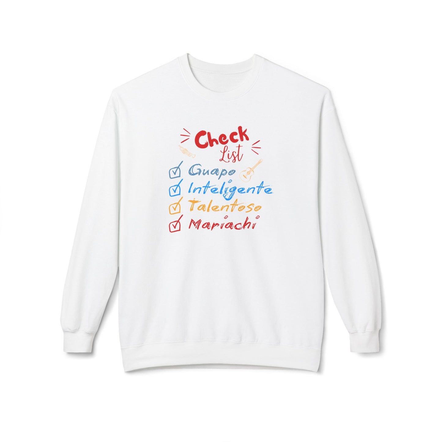 Checklist Guapo Unisex Midweight Softstyle Fleece Crewneck Sweatshirt