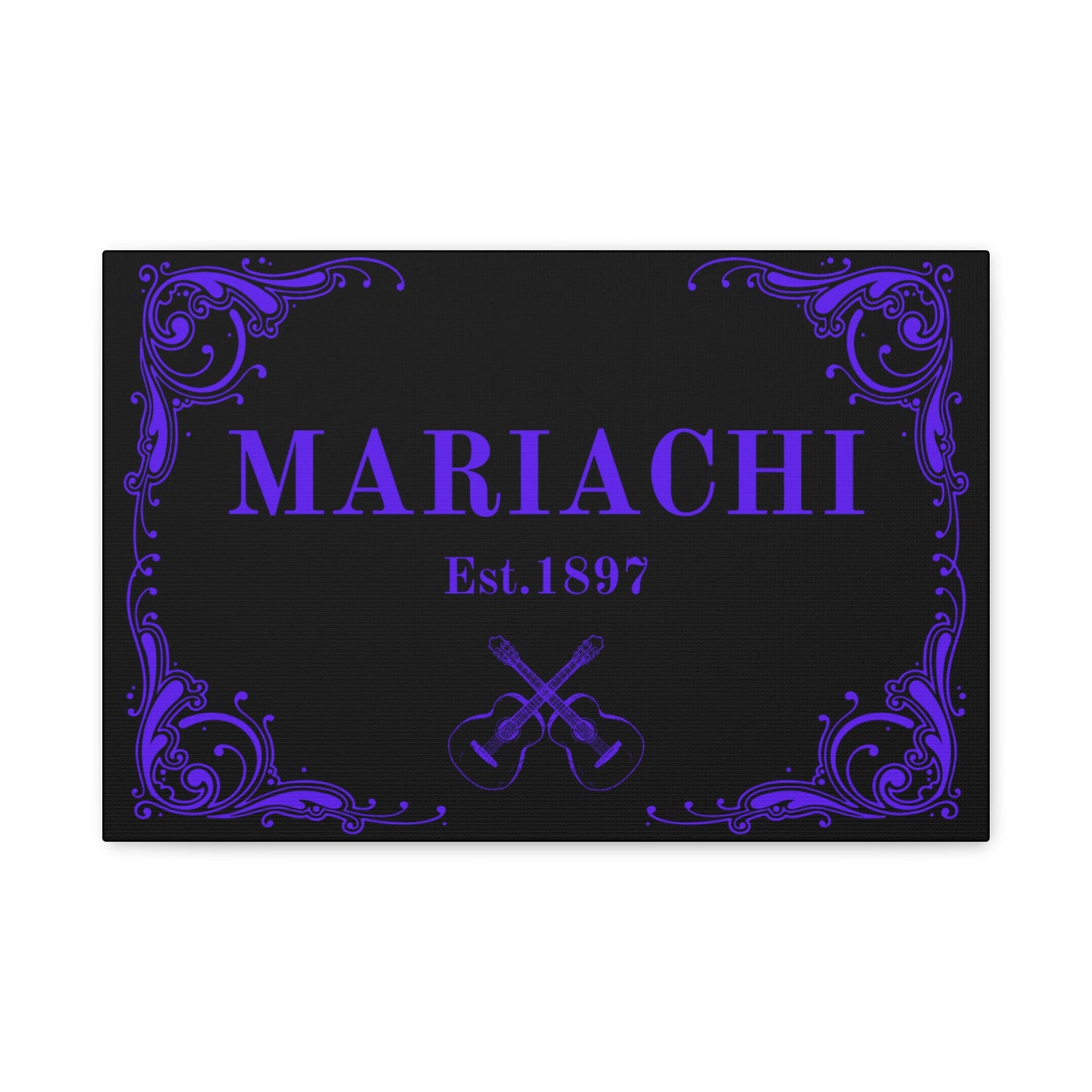 Purple Mariachi Established Matte Canvas, Stretched, 1.25"