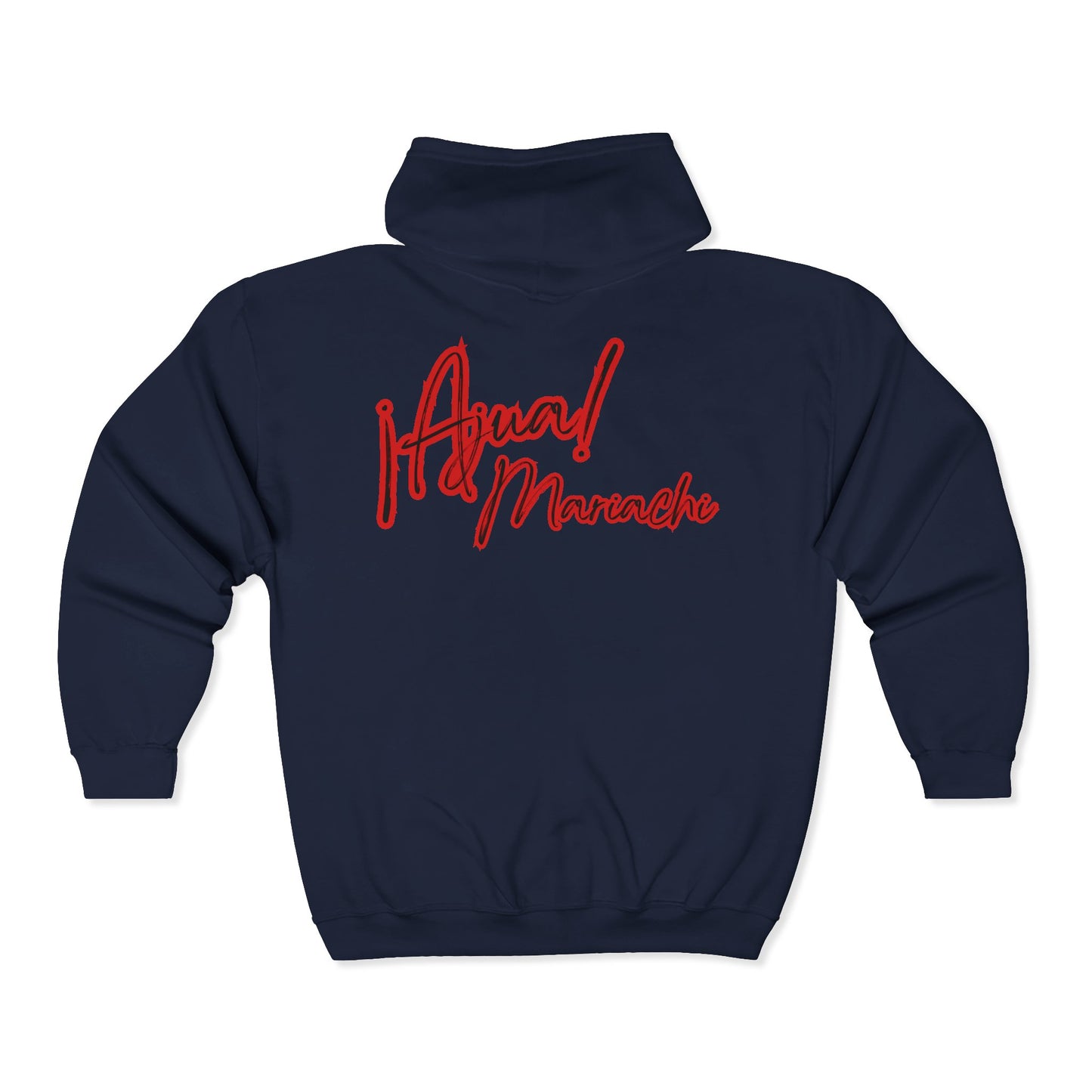 Red Ajua Unisex Heavy Blend™ Full Zip Hooded Sweatshirt