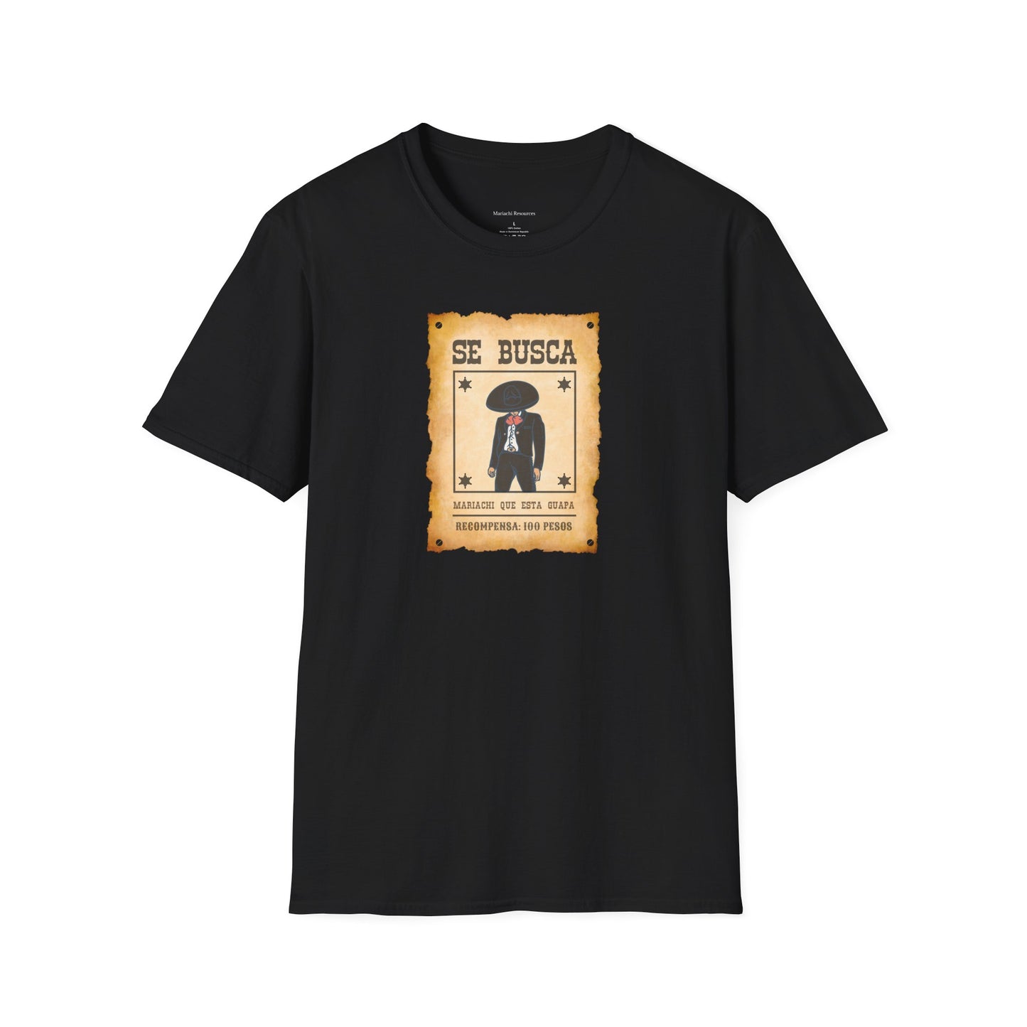 Wanted Mariachi Guapa Unisex Softstyle T-Shirt