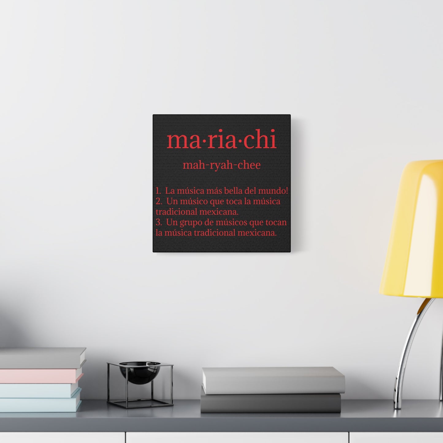 Red Mariachi Definition Business Matte Canvas, Stretched, 1.25"