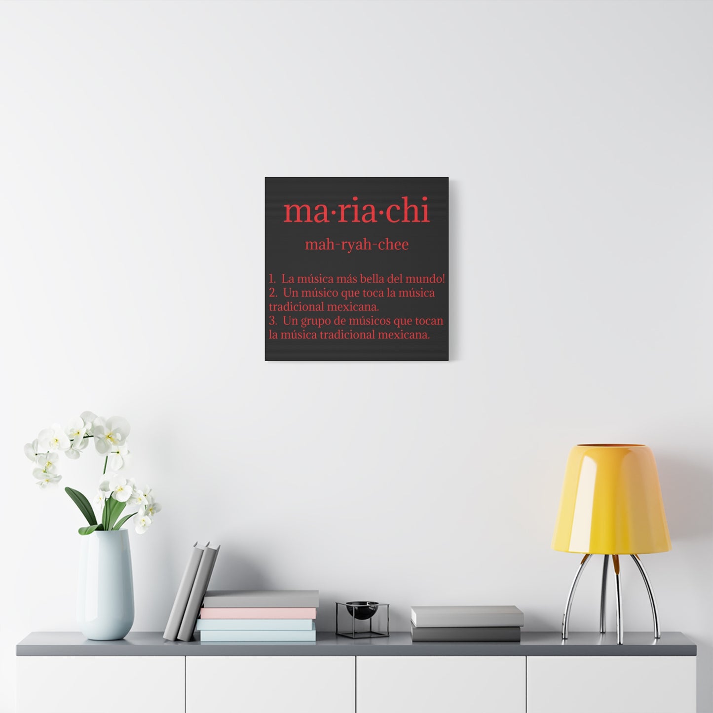 Red Mariachi Definition Business Matte Canvas, Stretched, 1.25"