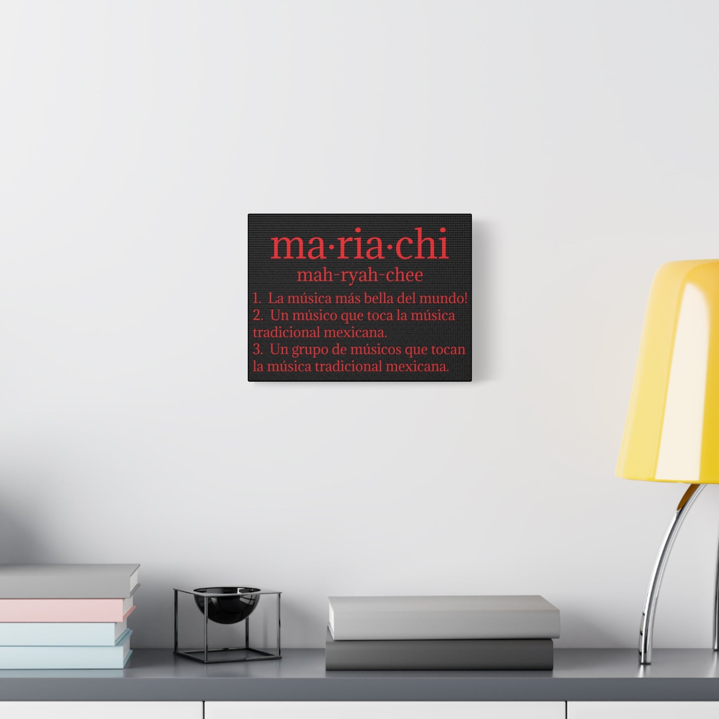 Red Mariachi Definition Business Matte Canvas, Stretched, 1.25"