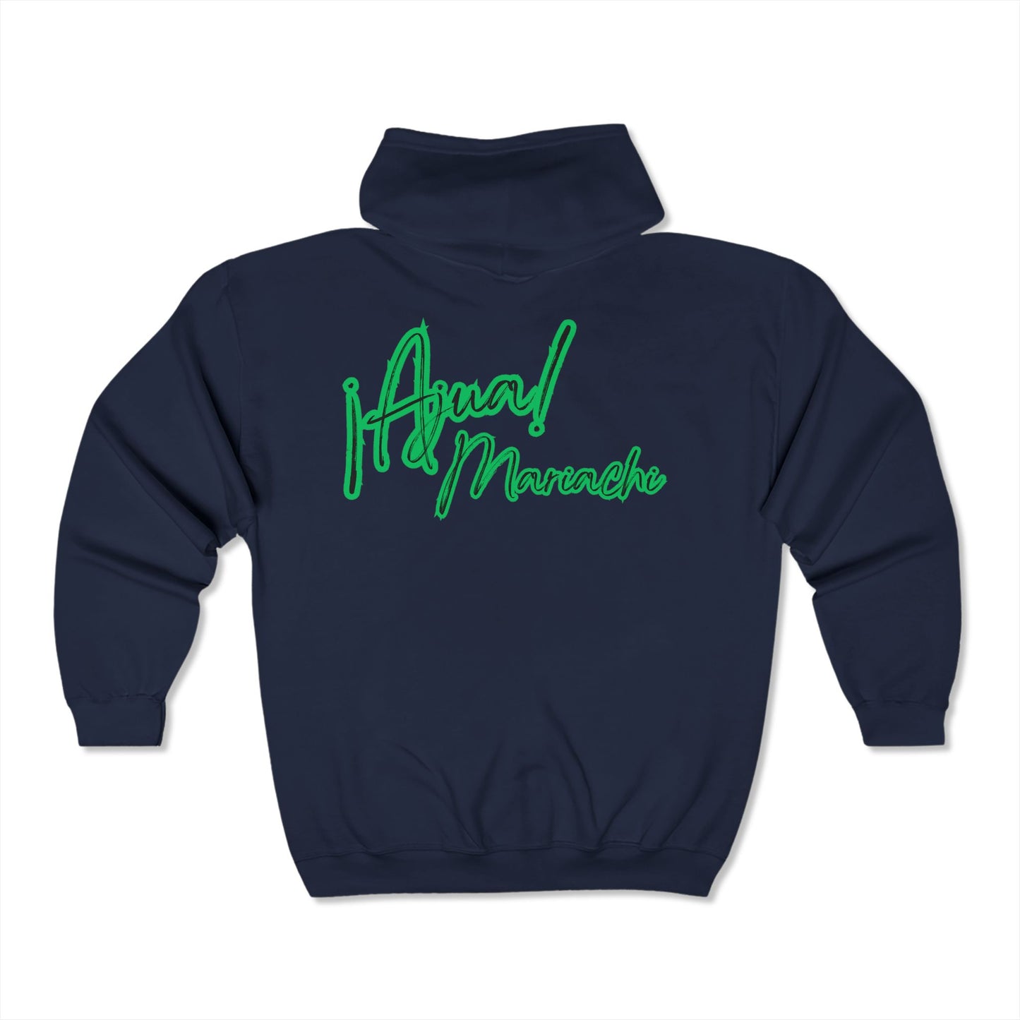 Green Ajua Unisex Heavy Blend™ Full Zip Hooded Sweatshirt