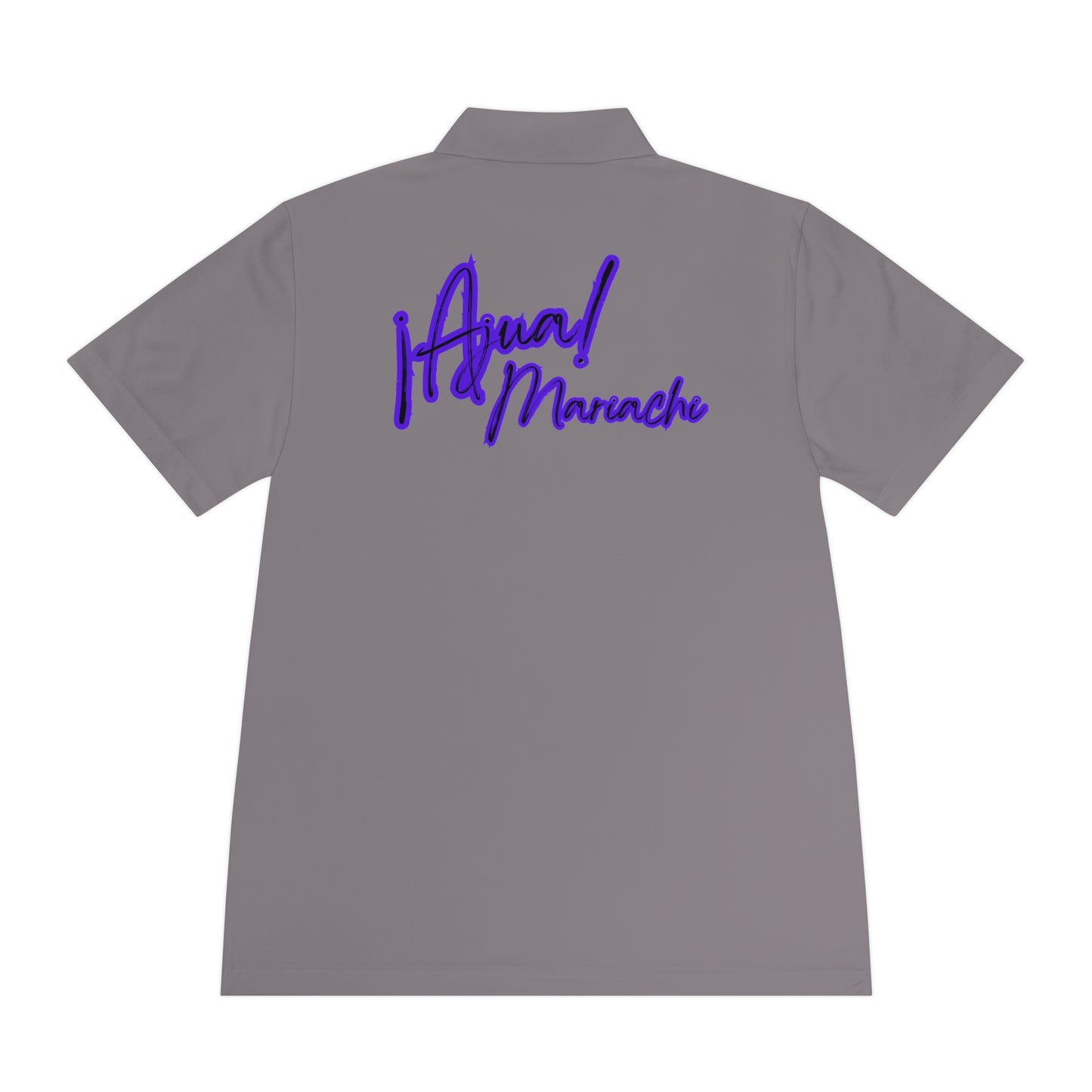 Purple Ajua Men's Sport Polo Shirt