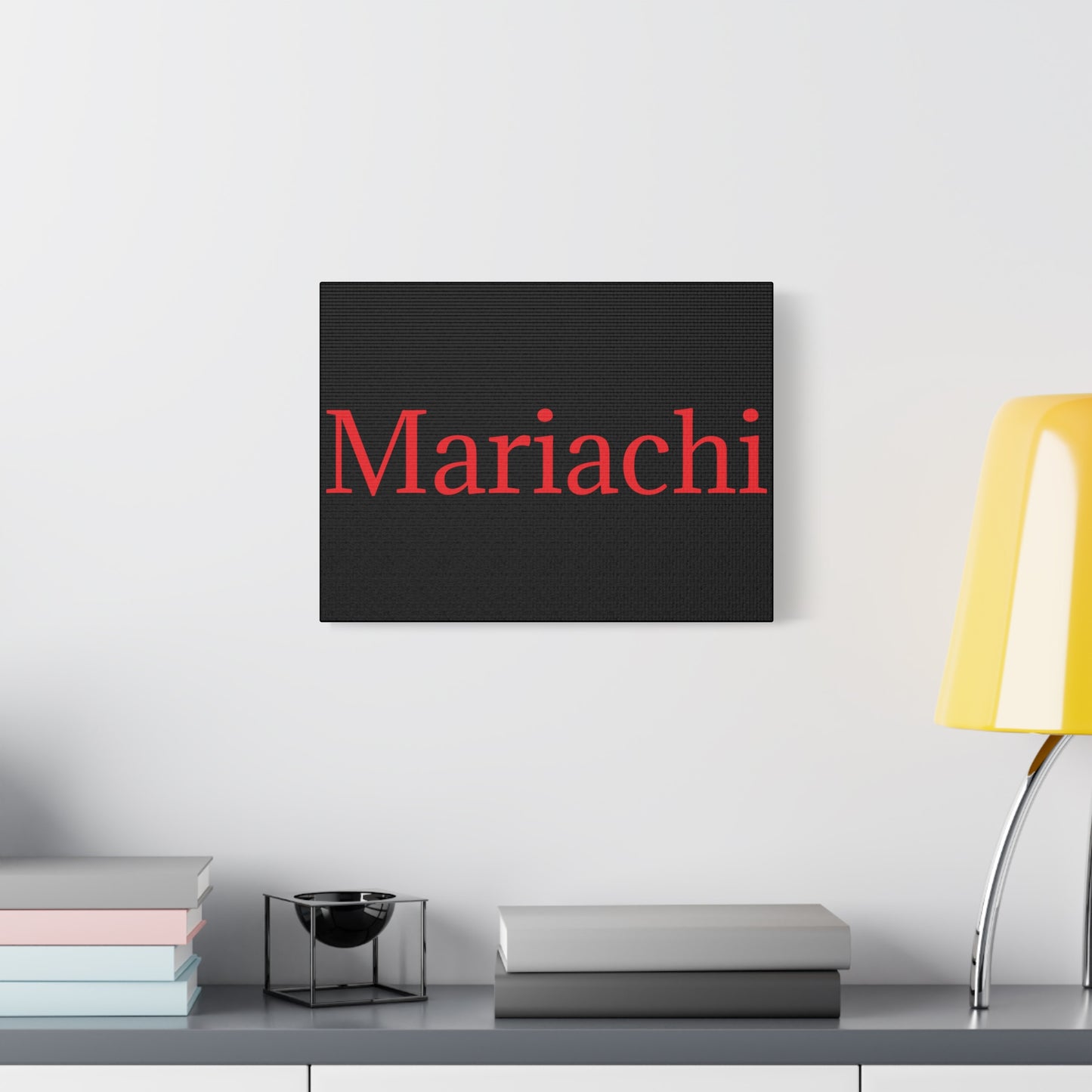 Red Mariachi Matte Canvas, Stretched, 1.25"