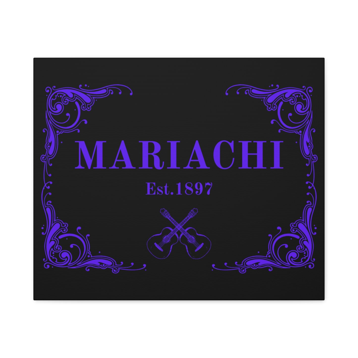 Purple Mariachi Established Matte Canvas, Stretched, 1.25"