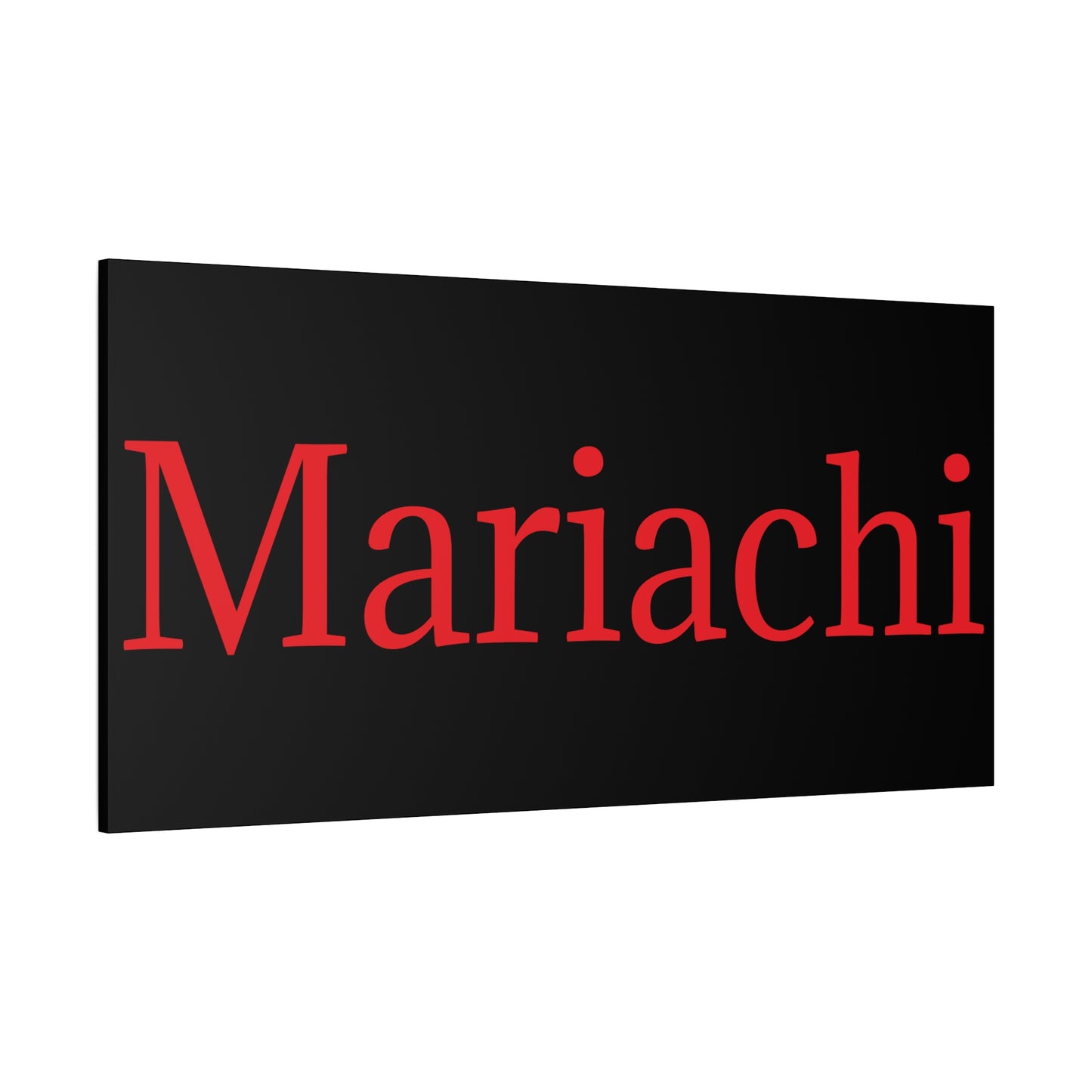 Red Mariachi Matte Canvas, Stretched, 1.25"