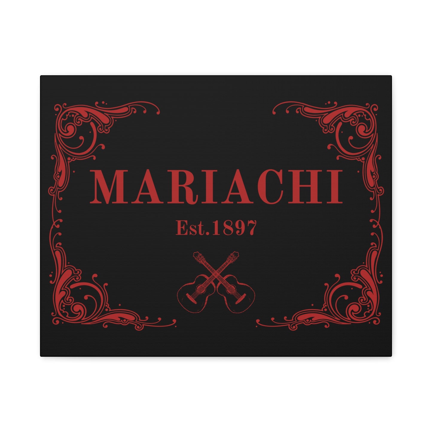 Red Mariachi Established Matte Canvas, Stretched, 1.25"