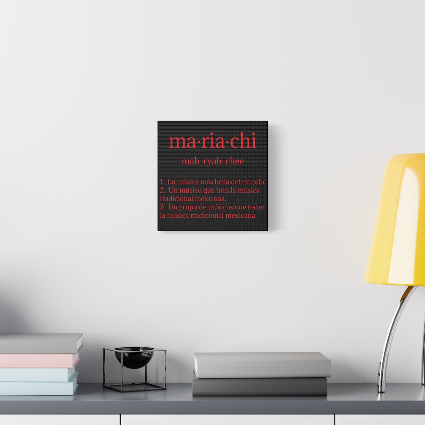 Red Mariachi Definition Business Matte Canvas, Stretched, 1.25"