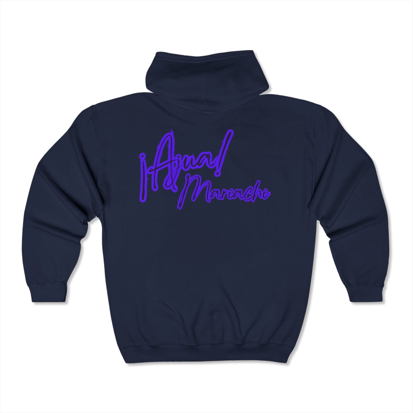 Purple Ajua Unisex Heavy Blend™ Full Zip Hooded Sweatshirt