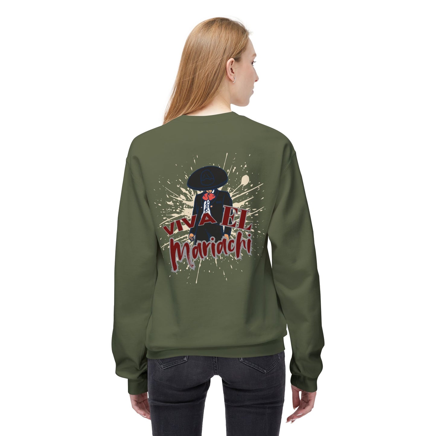 Viva El Mariachi Unisex Midweight Softstyle Fleece Crewneck Sweatshirt