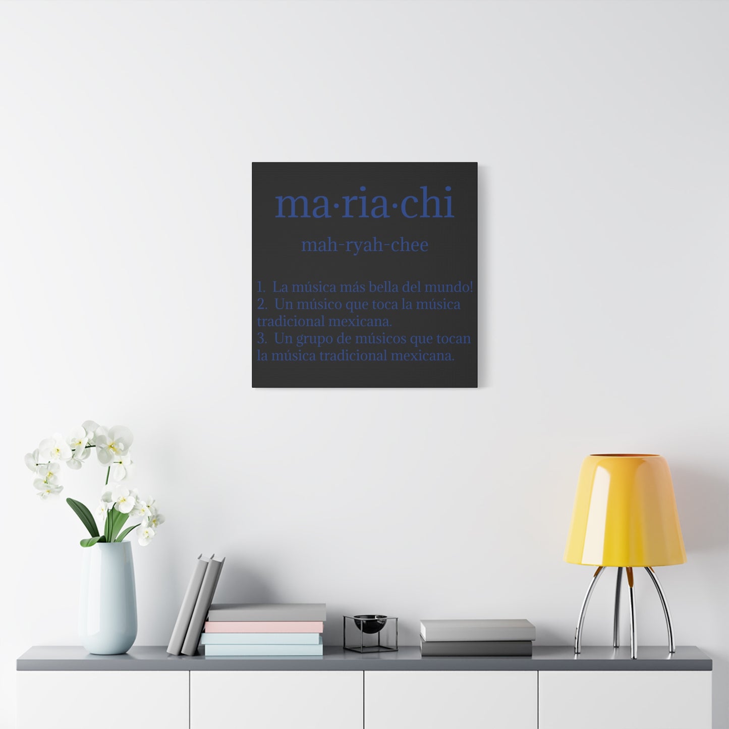 Blue Mariachi Definition Business Matte Canvas, Stretched, 1.25"