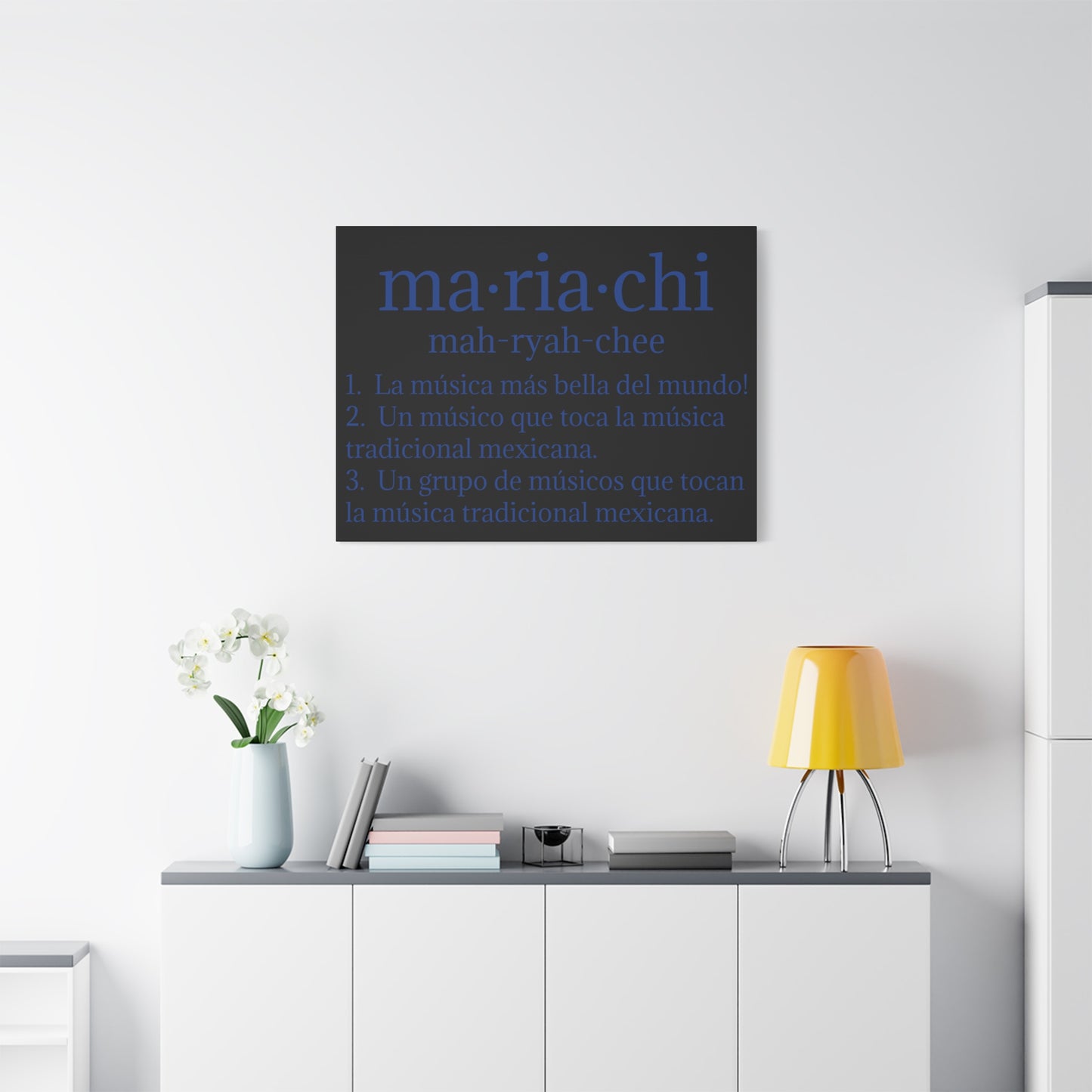 Blue Mariachi Definition Business Matte Canvas, Stretched, 1.25"