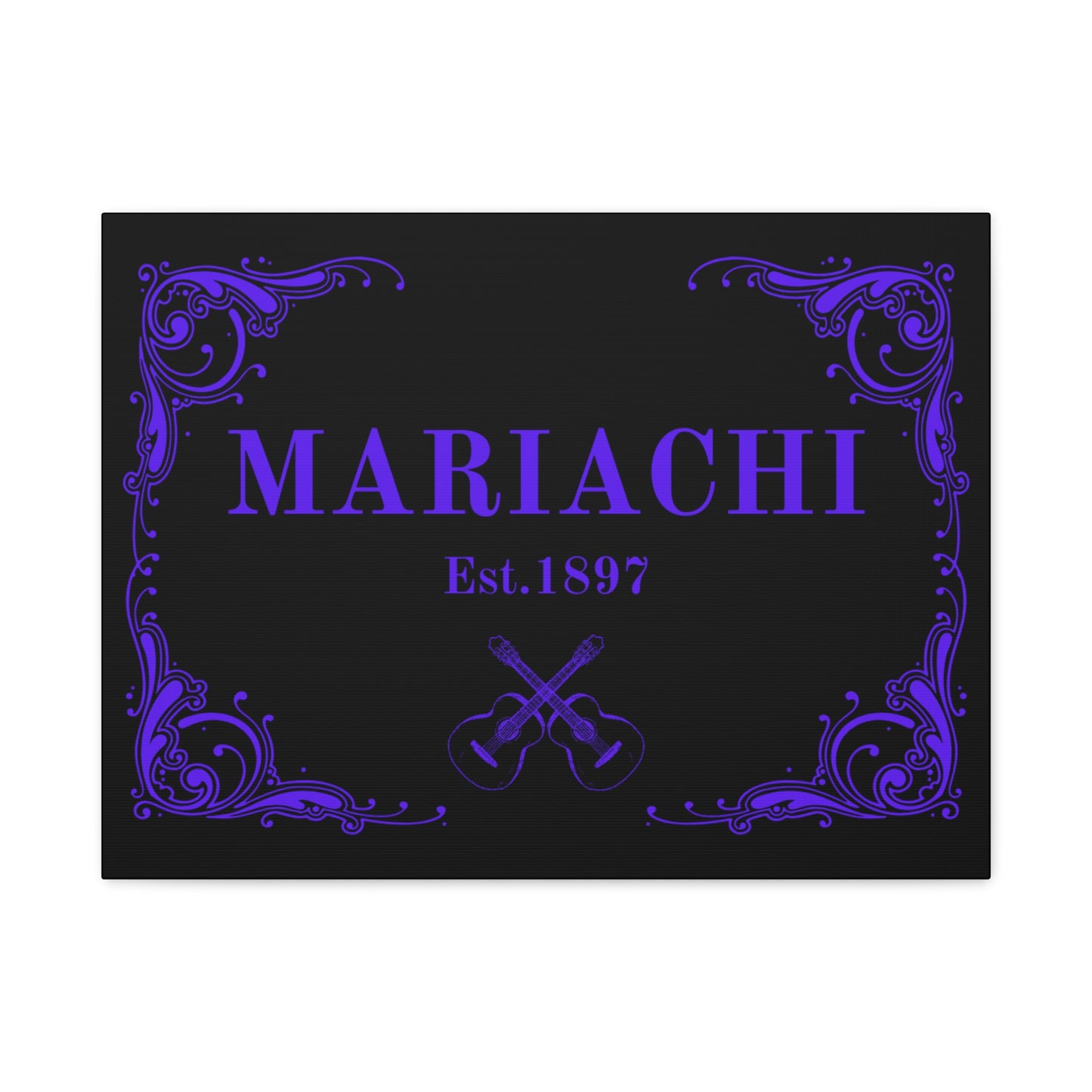 Purple Mariachi Established Matte Canvas, Stretched, 1.25"