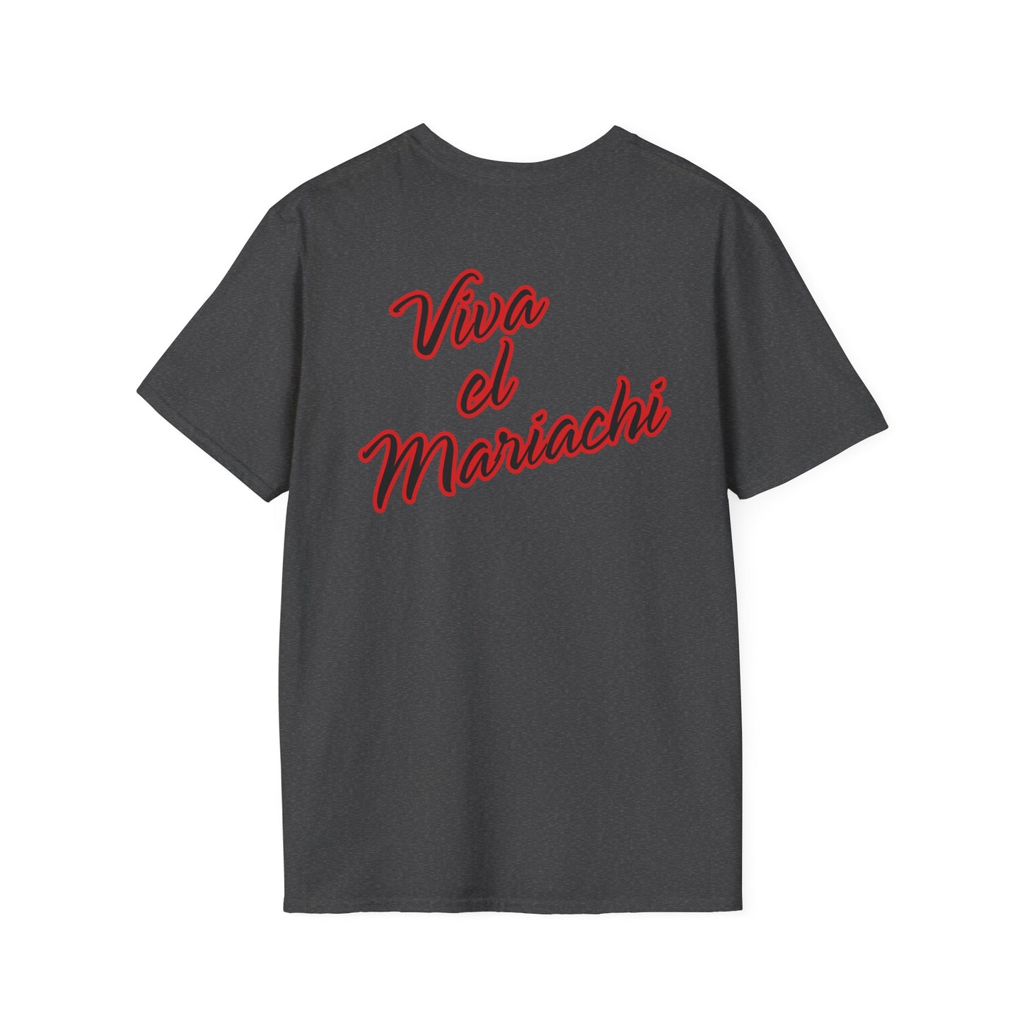 Red Viva El Mariachi Unisex Softstyle T-Shirt