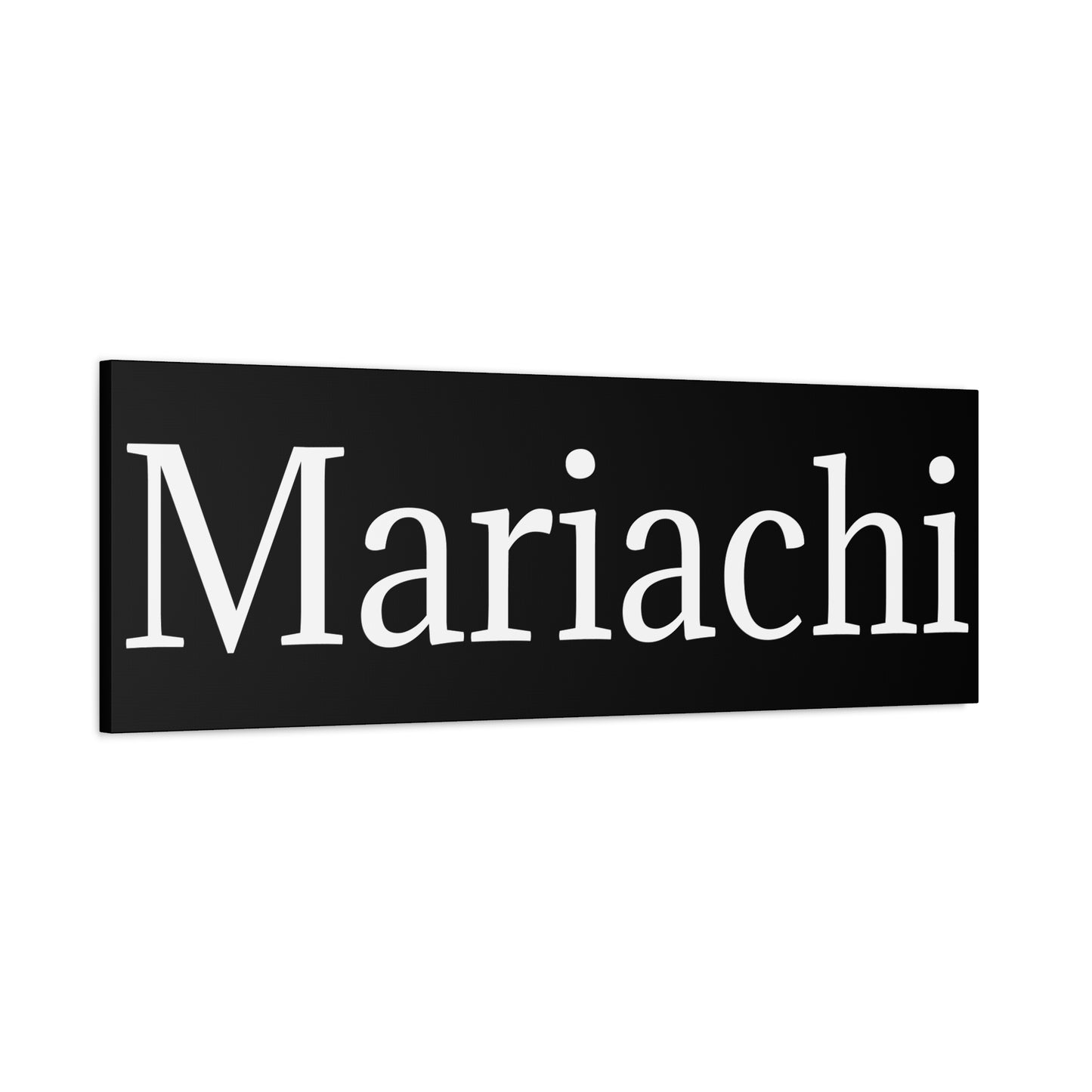 White Mariachi Matte Canvas, Stretched, 1.25"