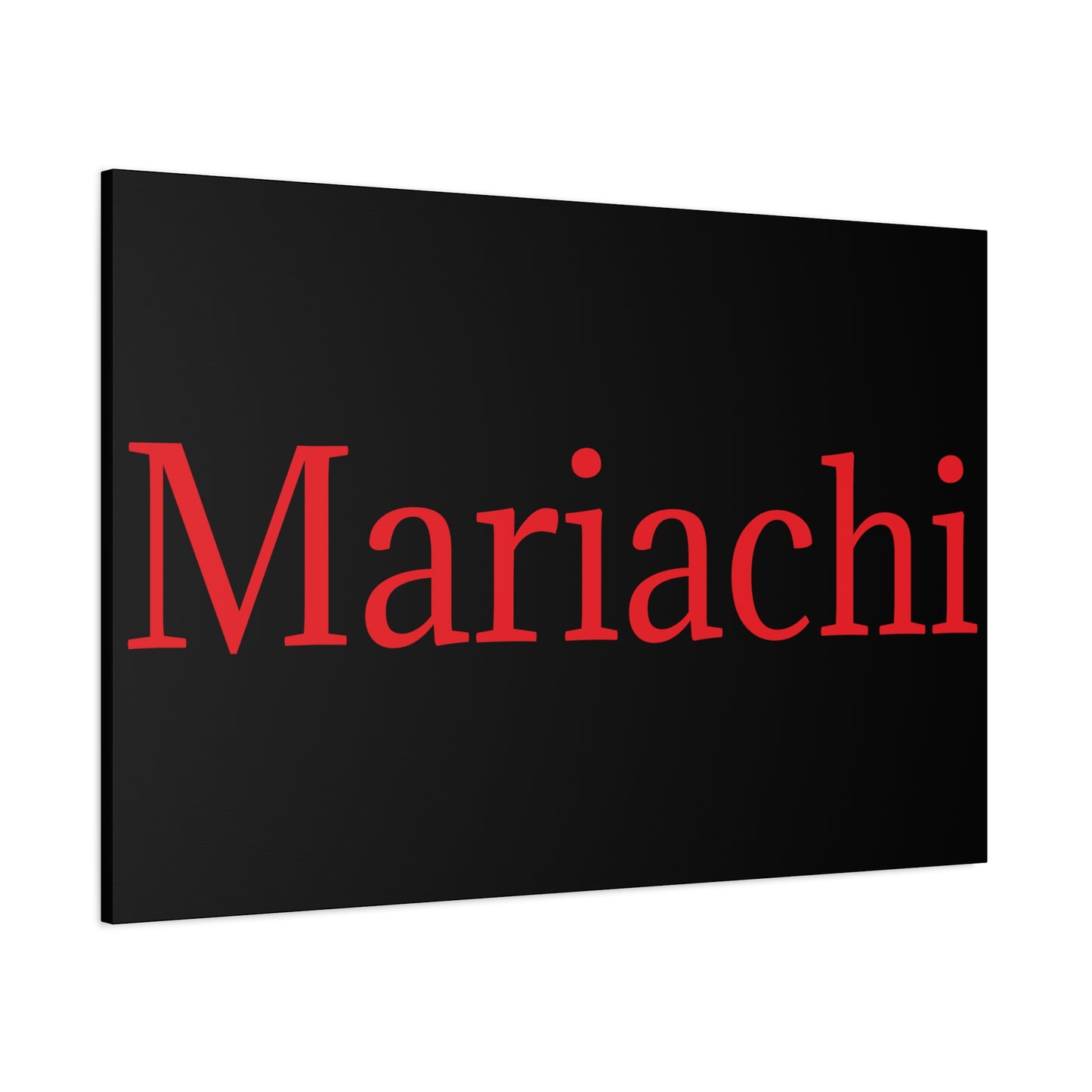 Red Mariachi Matte Canvas, Stretched, 1.25"