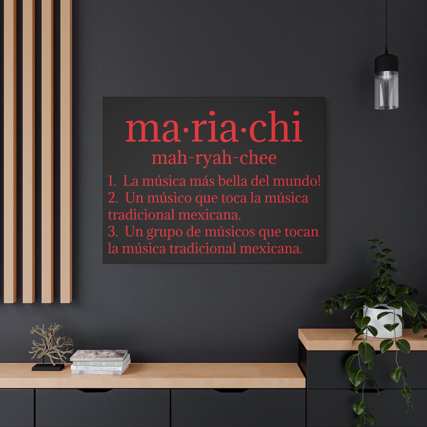 Red Mariachi Definition Business Matte Canvas, Stretched, 1.25"