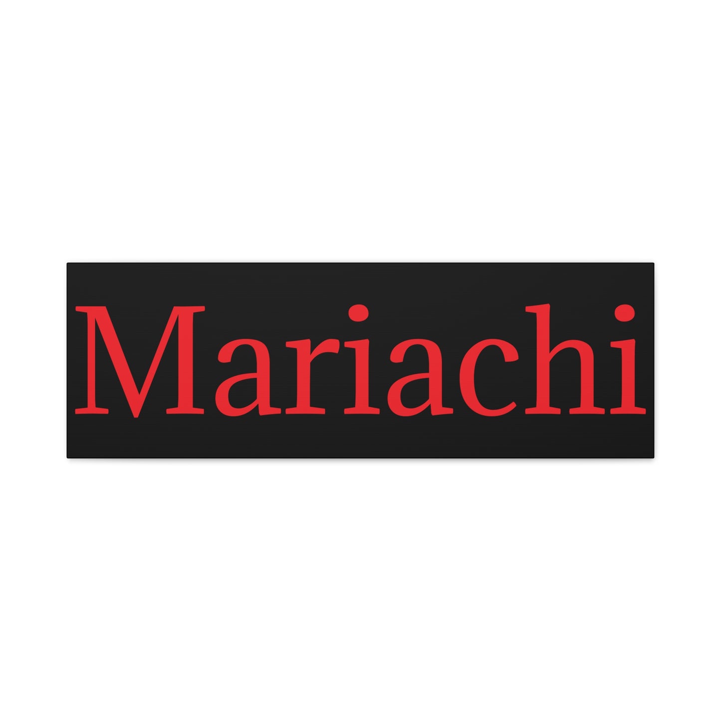 Red Mariachi Matte Canvas, Stretched, 1.25"