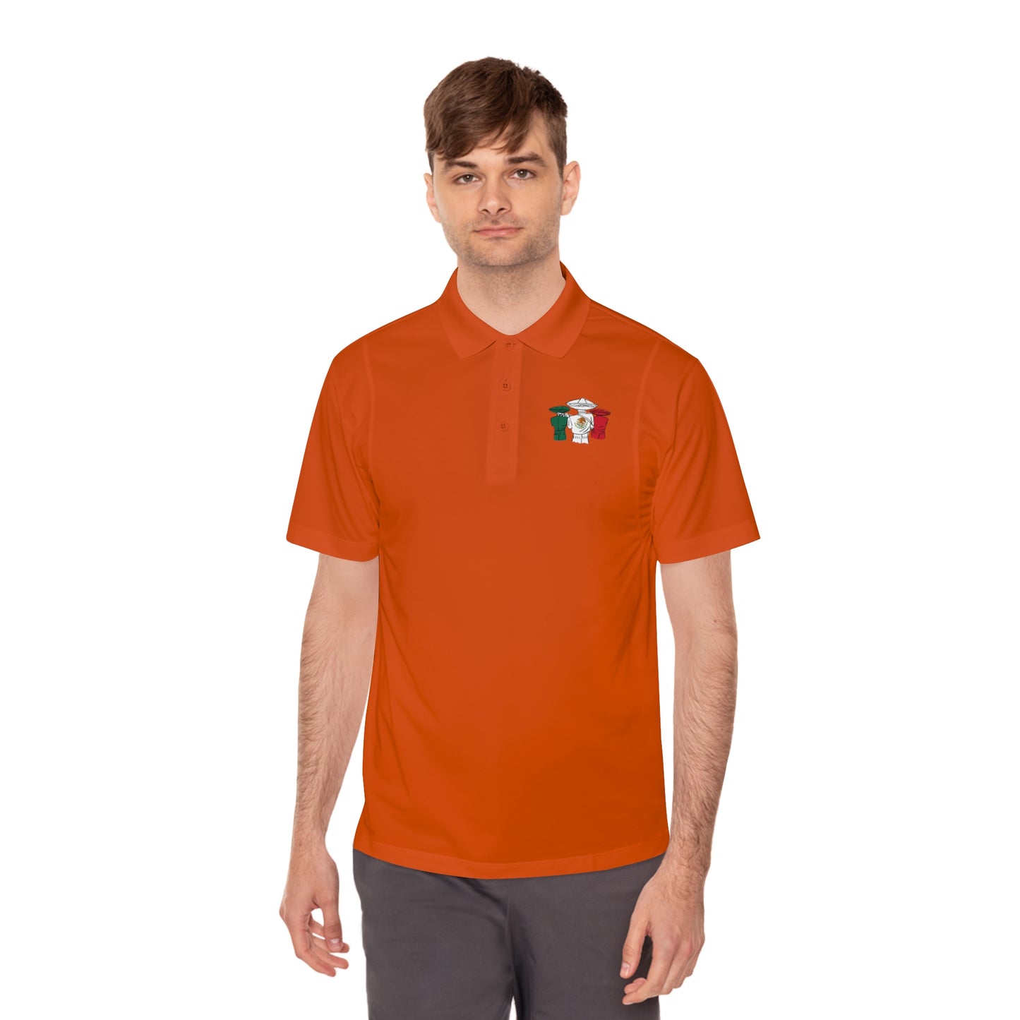 Flag Men's Sport Polo Shirt