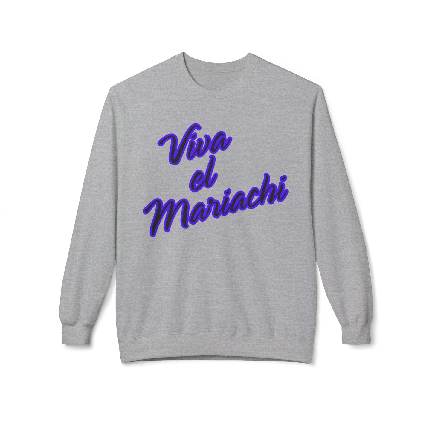 Purple Viva El Mariachi Unisex Midweight Softstyle Fleece Crewneck Sweatshirt