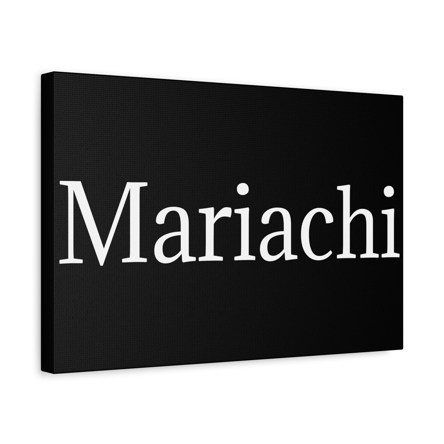 White Mariachi Matte Canvas, Stretched, 1.25"