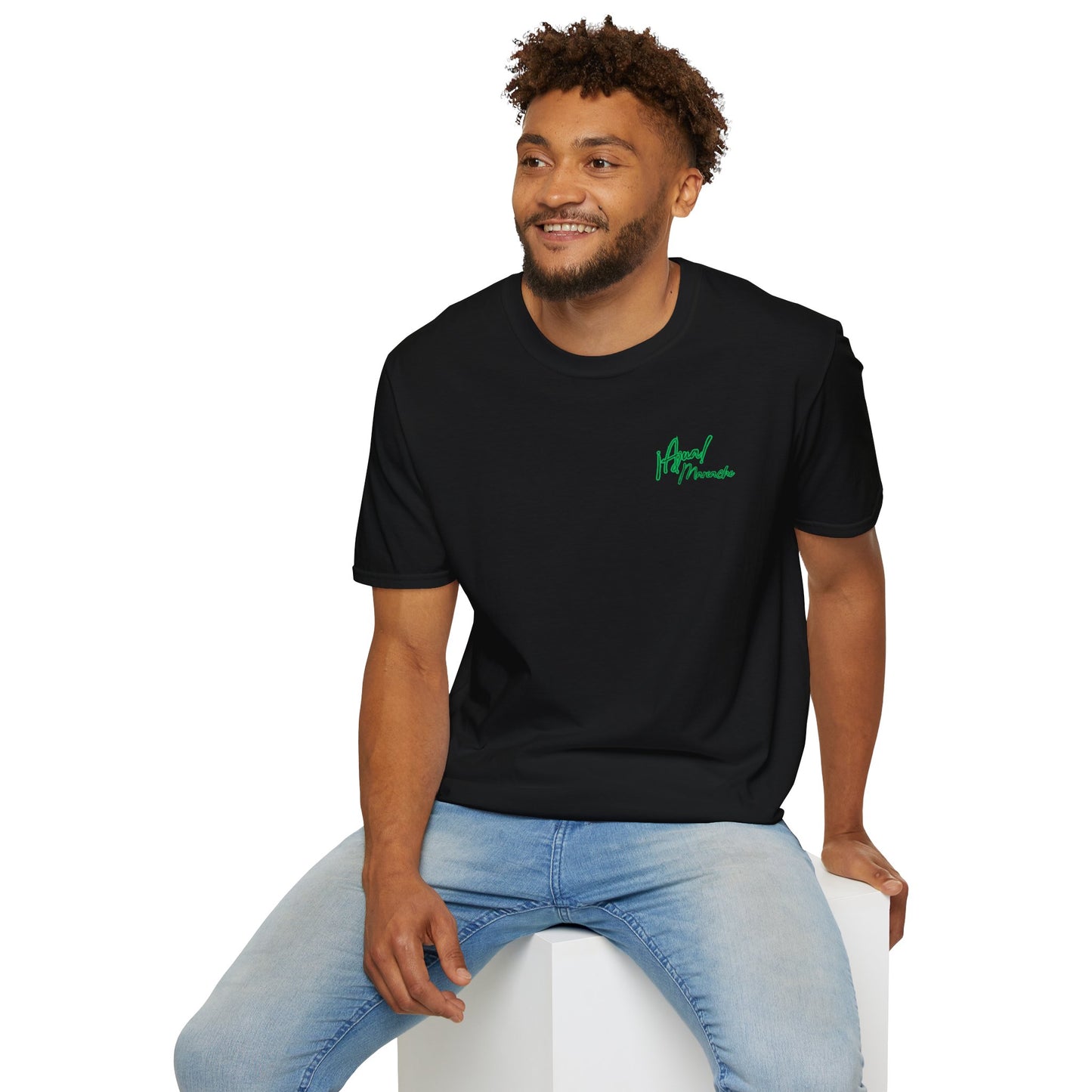 Green Ajua Unisex Softstyle T-Shirt