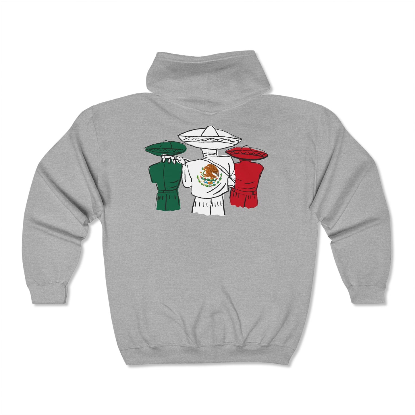 Flag Unisex Heavy Blend™ Full Zip Hooded Sweatshirt