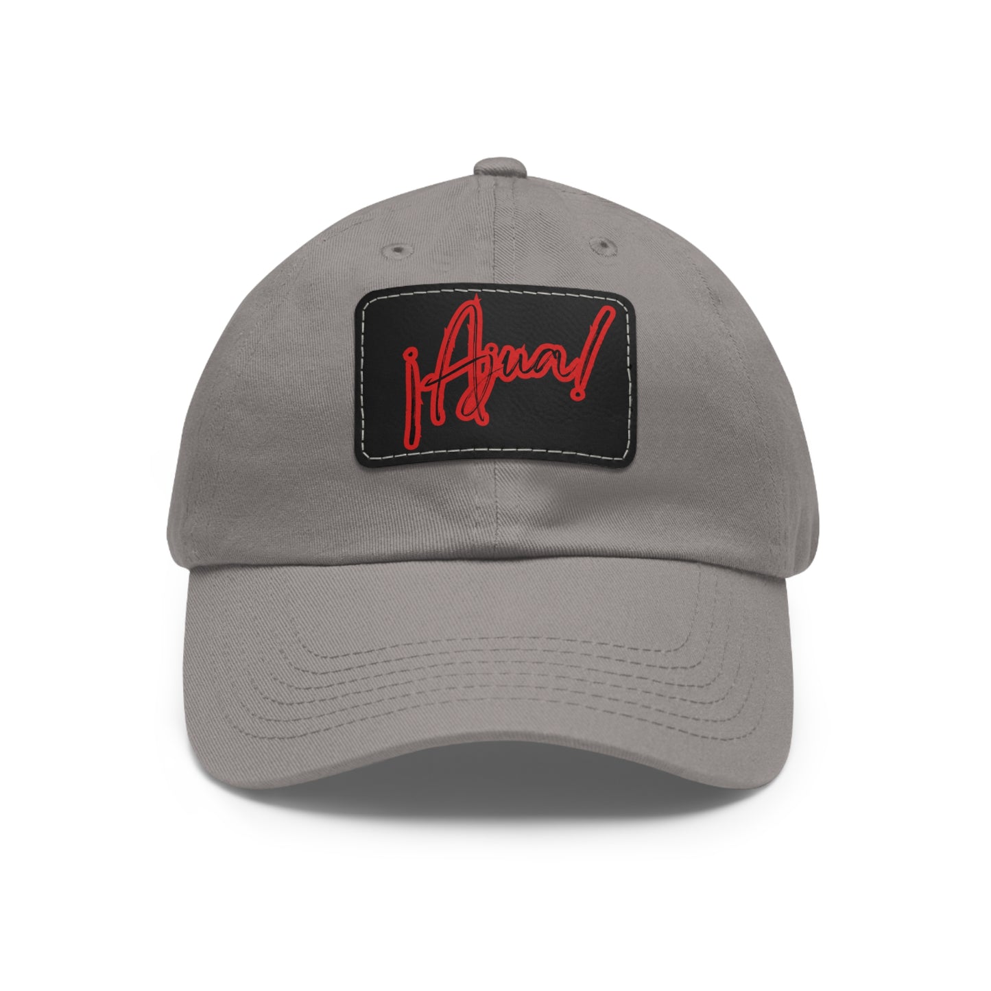Ajua Dad Hat with Leather Patch (Rectangle)