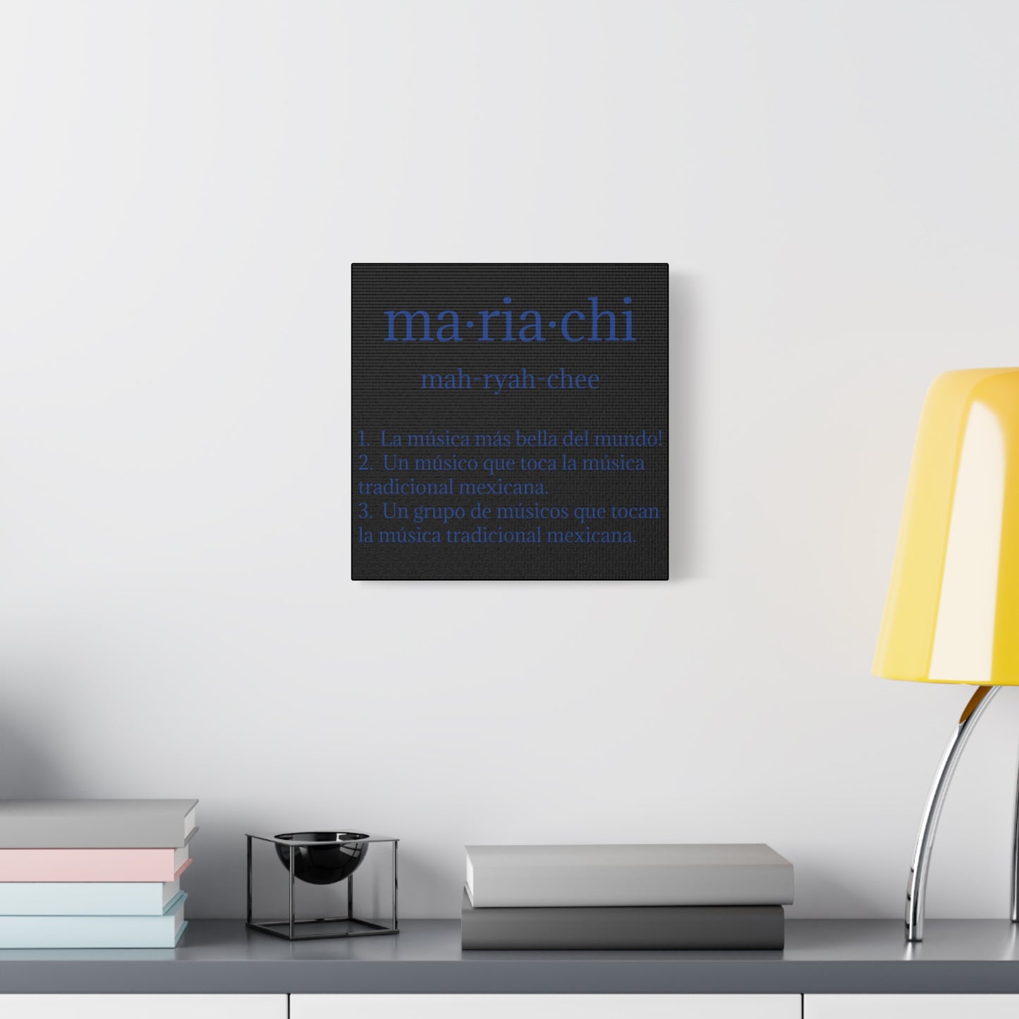 Blue Mariachi Definition Business Matte Canvas, Stretched, 1.25"