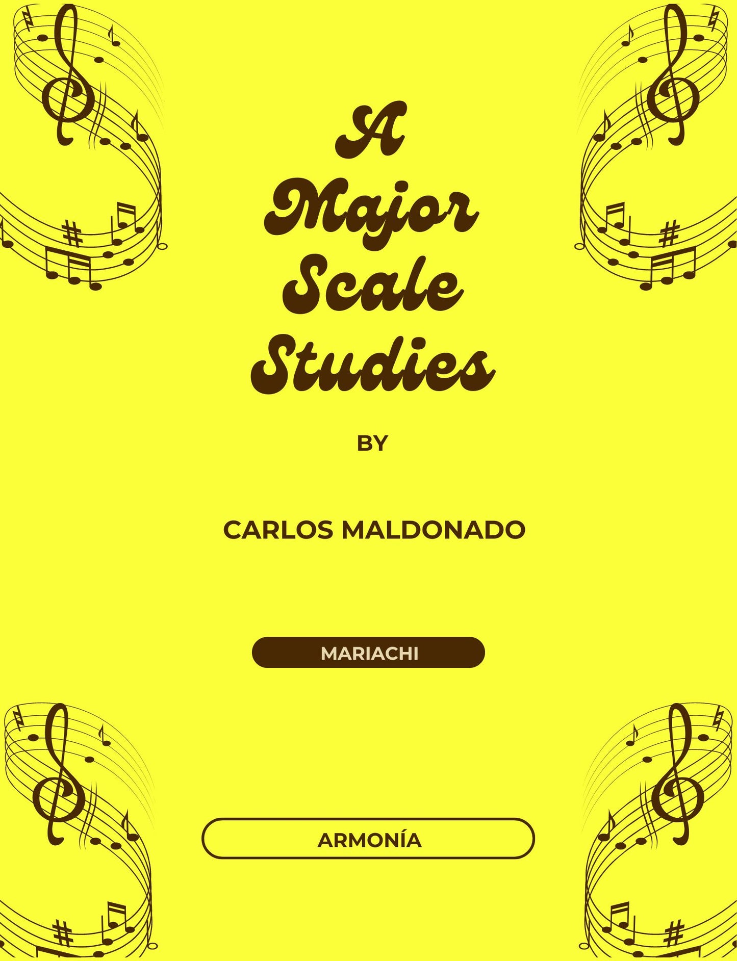 A Major Scale Studies Armonia Paperback