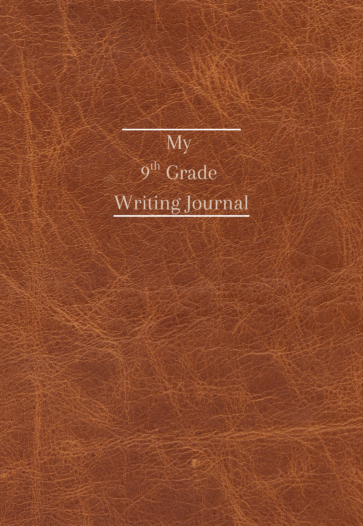 My Writing Journal 9th Grade Paperback Class Set