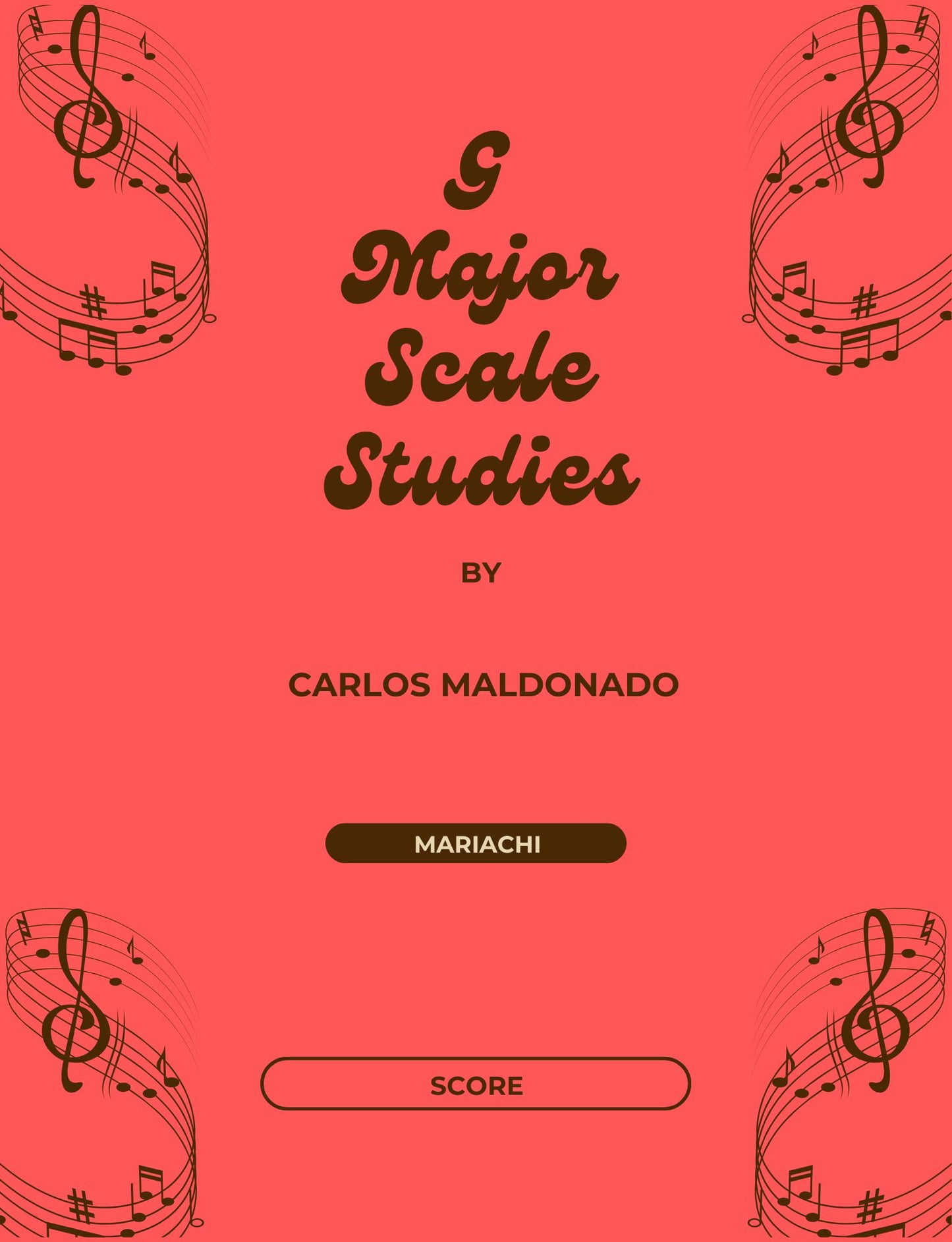 G Major Scale Studies Director Score Paperback