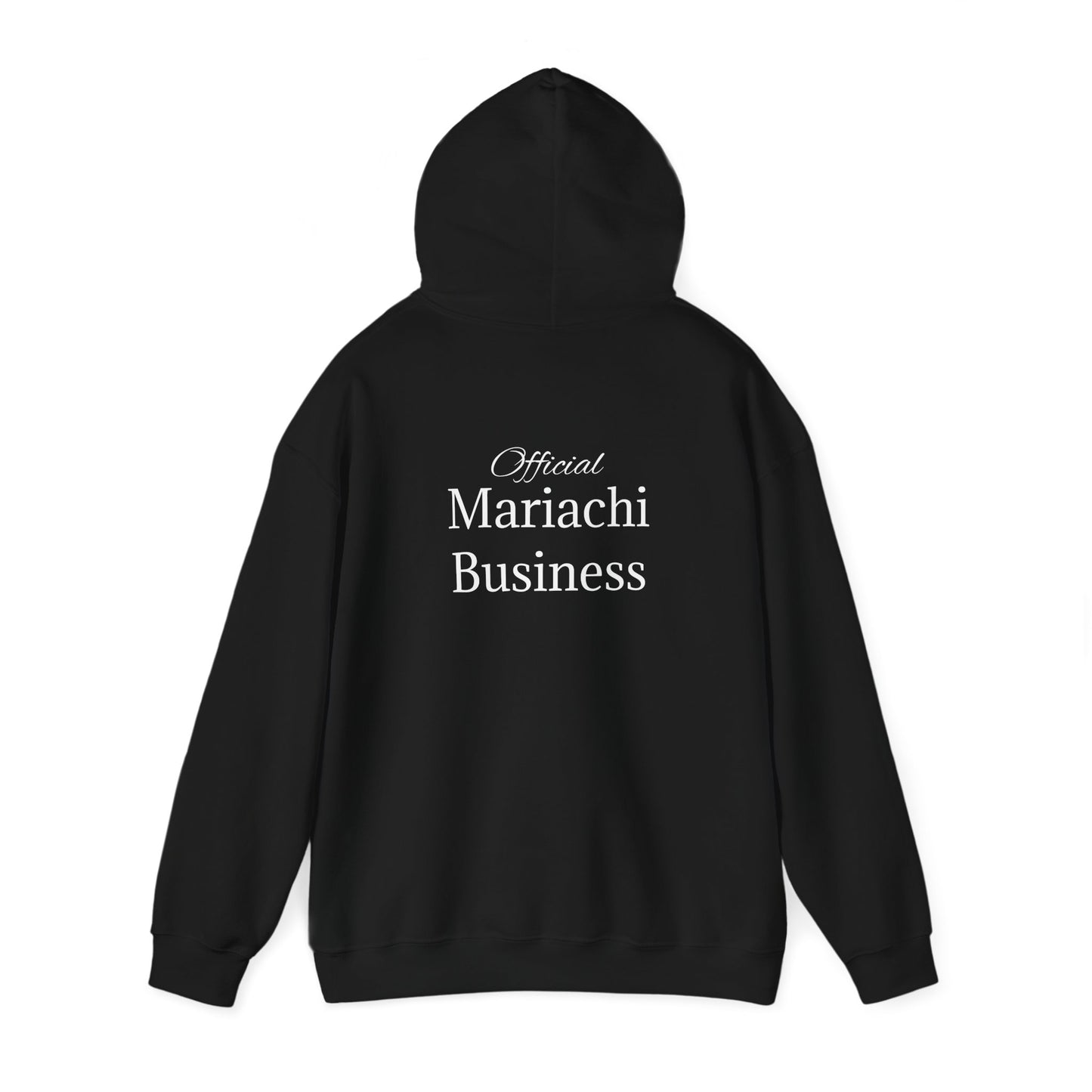 Official Mariachi Business Guitarrón Unisex Heavy Blend™ Hooded Sweatshirt