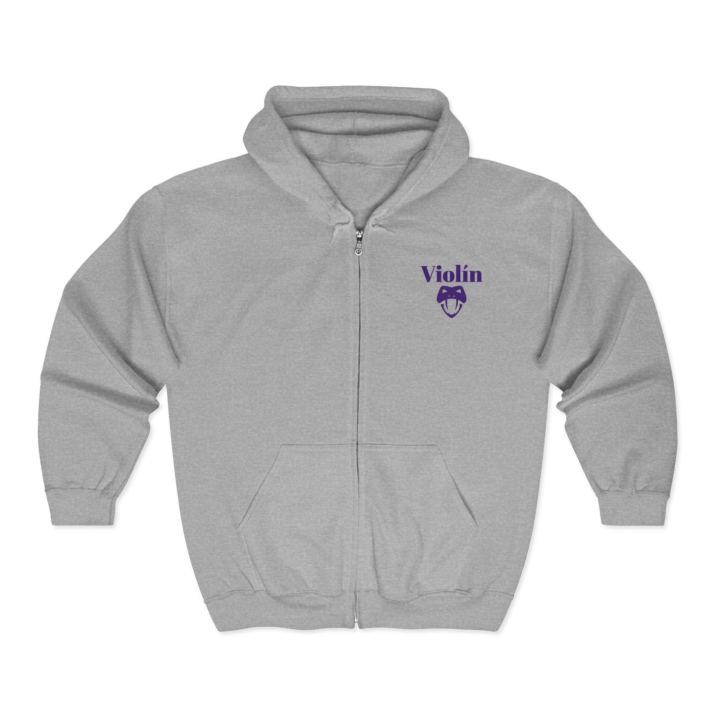 Nuevo Cascabel Violin Unisex Heavy Blend™ Full Zip Hooded Sweatshirt