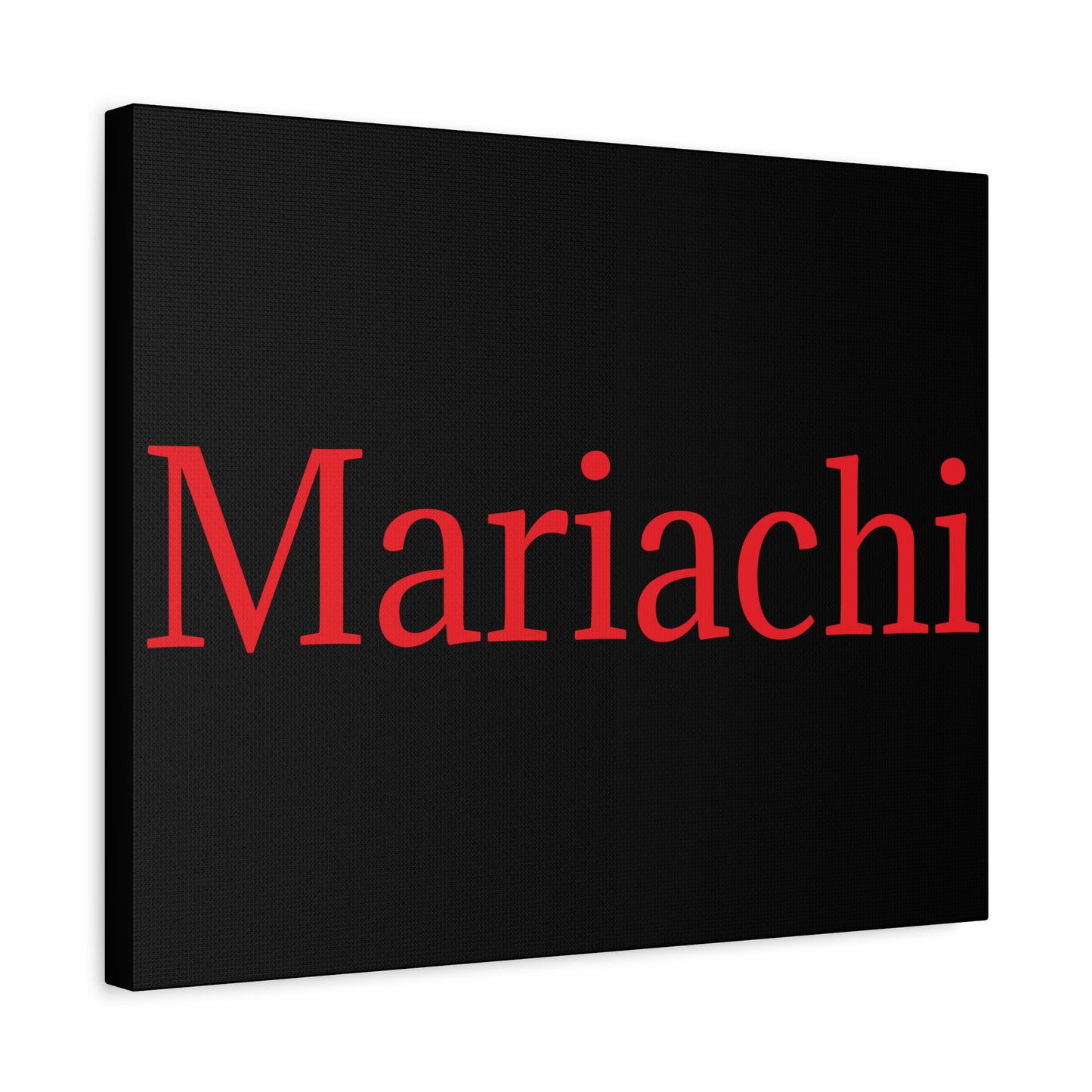 Red Mariachi Matte Canvas, Stretched, 1.25"