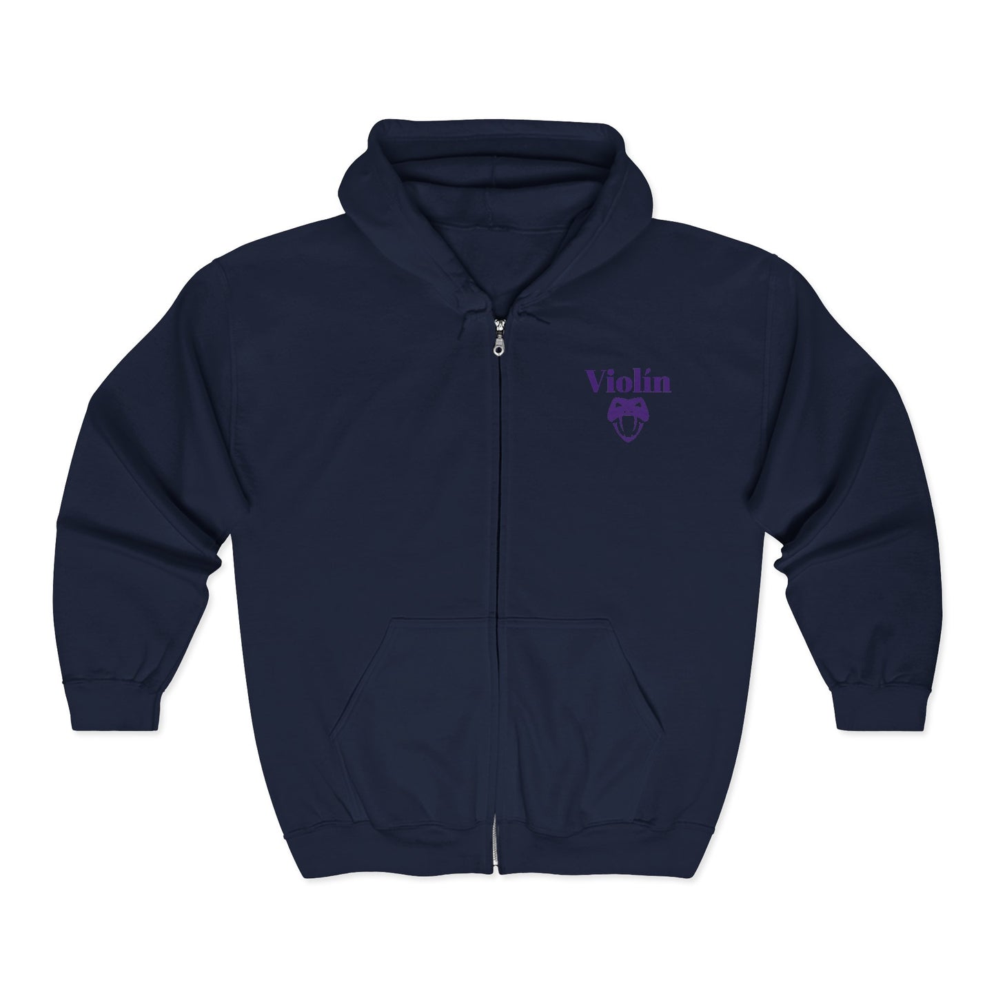 Nuevo Cascabel Violin Unisex Heavy Blend™ Full Zip Hooded Sweatshirt