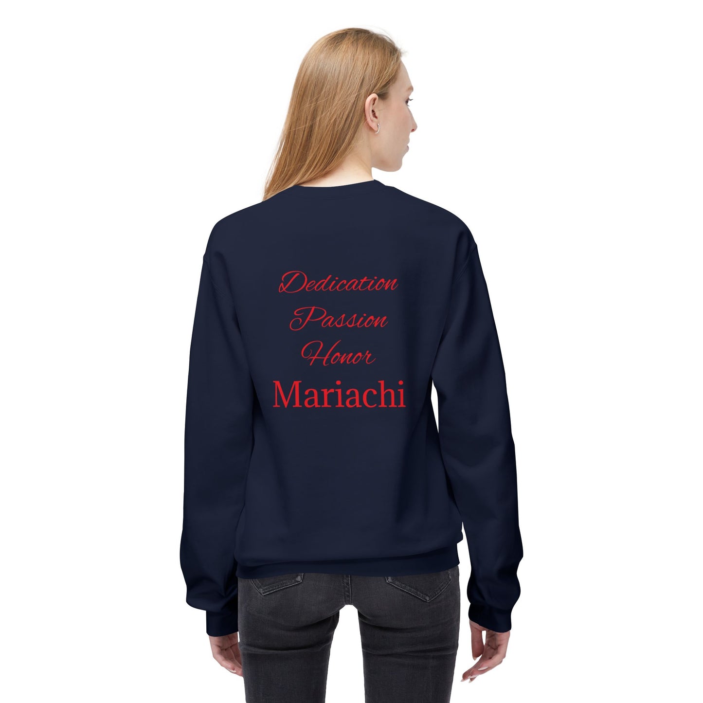 Dedication Passion Honor Vihuela Unisex Midweight Softstyle Fleece Crewneck Sweatshirt