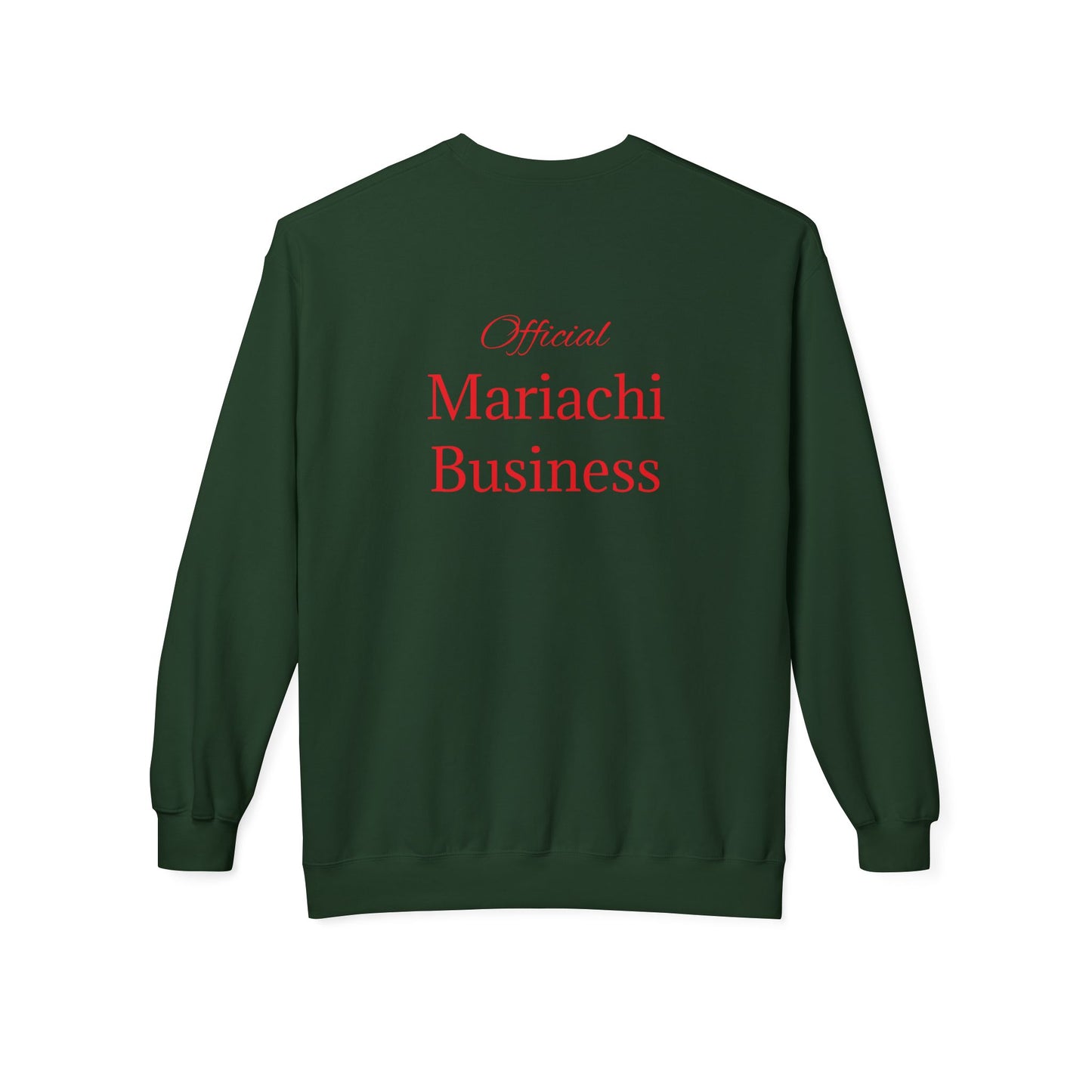 Official Mariachi Business Guitarron Unisex Midweight Softstyle Fleece Crewneck Sweatshirt