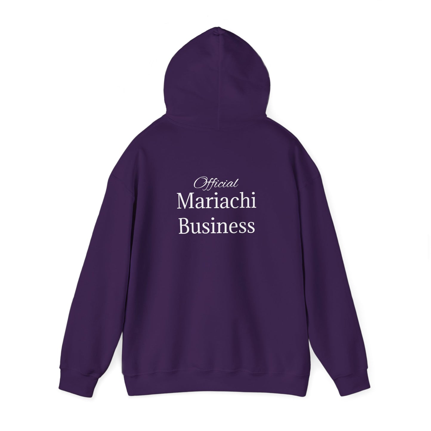 Official Mariachi Business Guitarrón Unisex Heavy Blend™ Hooded Sweatshirt