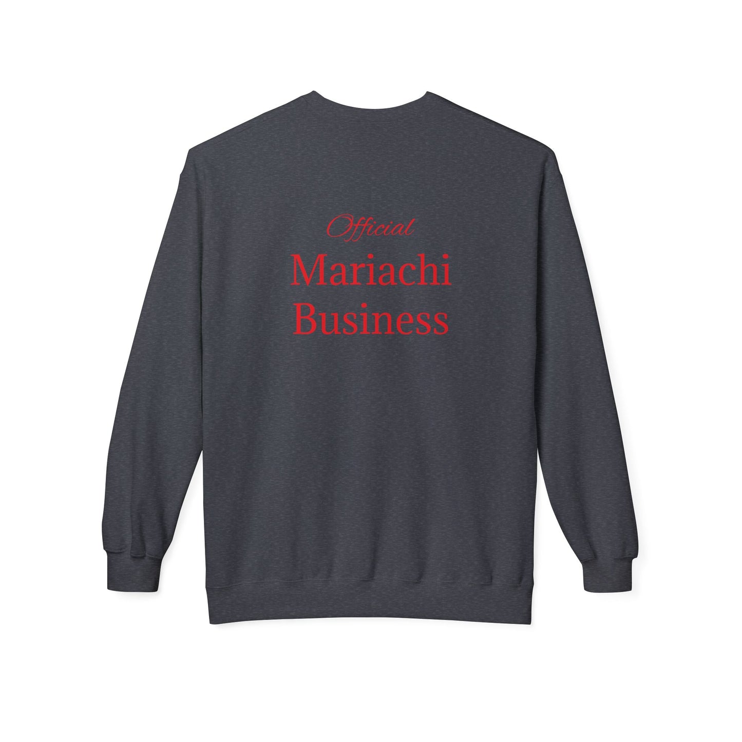 Official Mariachi Business Guitarron Unisex Midweight Softstyle Fleece Crewneck Sweatshirt